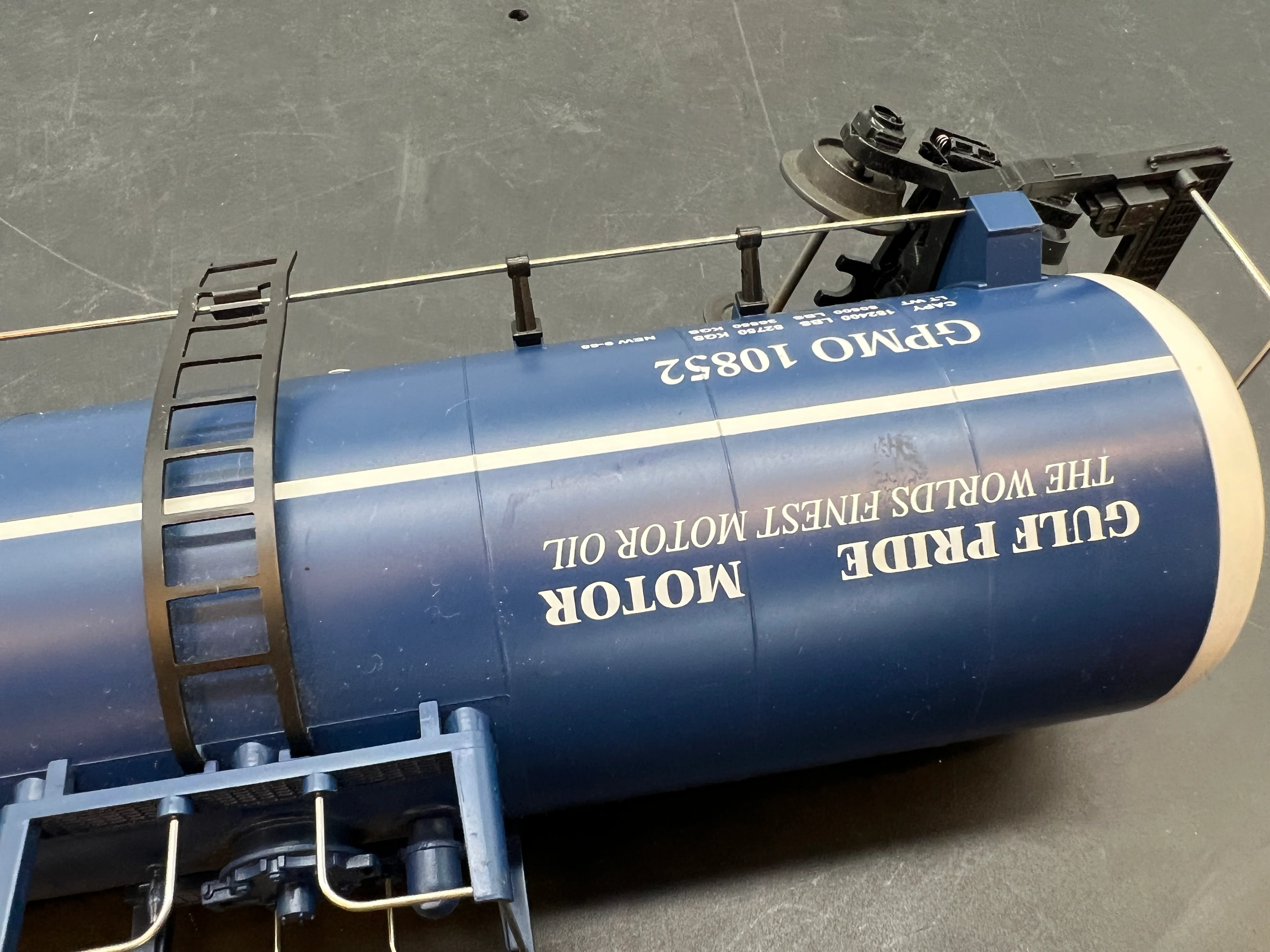 MTH Premier 20-96050 Gulf Tank Car O Scale Used Excellent - Image 4
