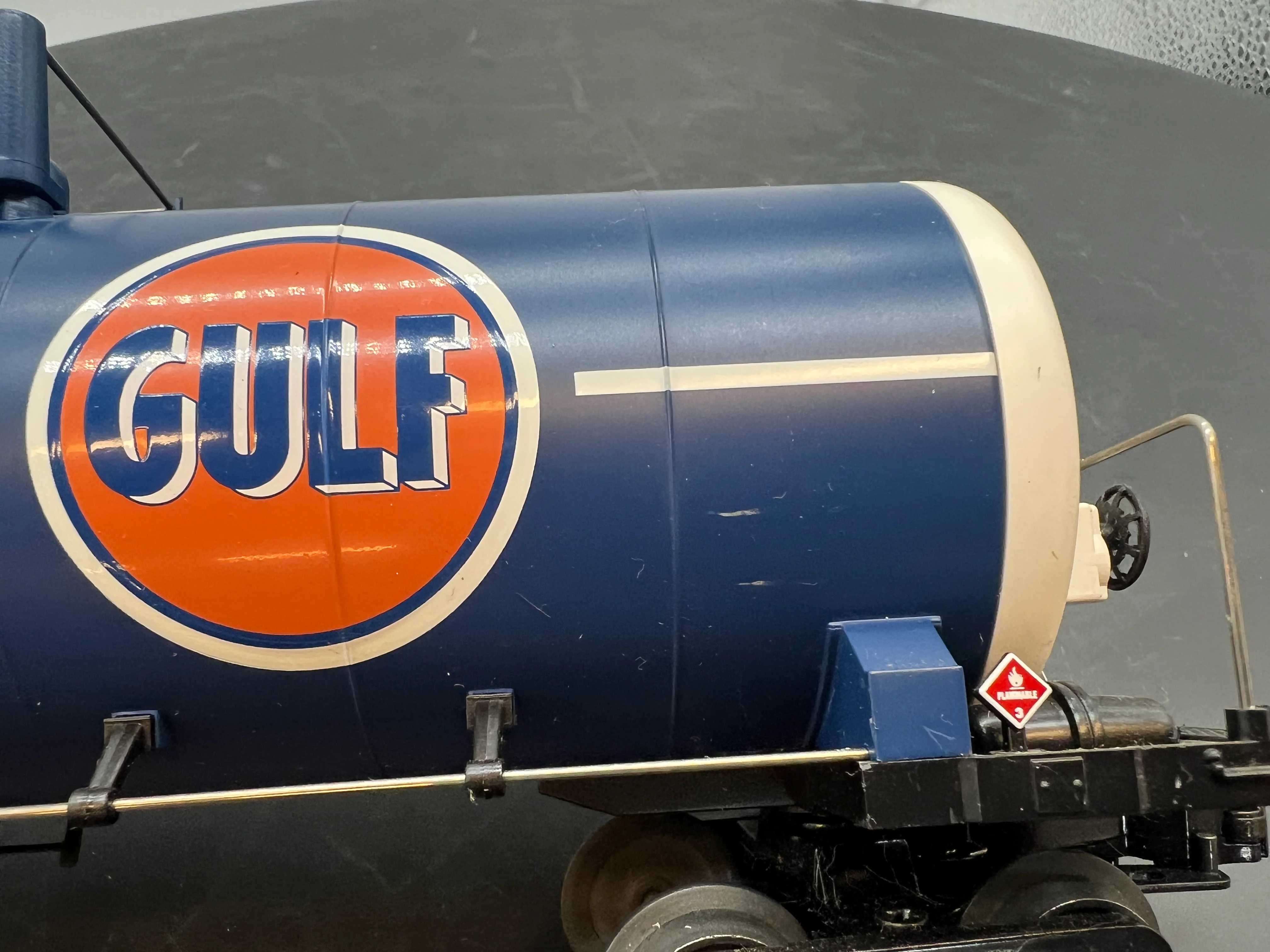 MTH Premier 20-96050 Gulf Tank Car O Scale Used Excellent - Image 6