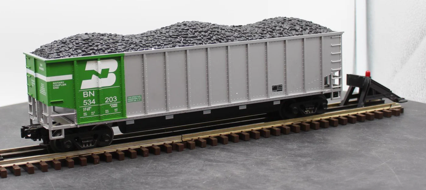 MTH Premier 20-9701 Burlington Northern Car No. 534203 Heavy ABS Plastic Shell . O SCALE Used Excellent - Image 2