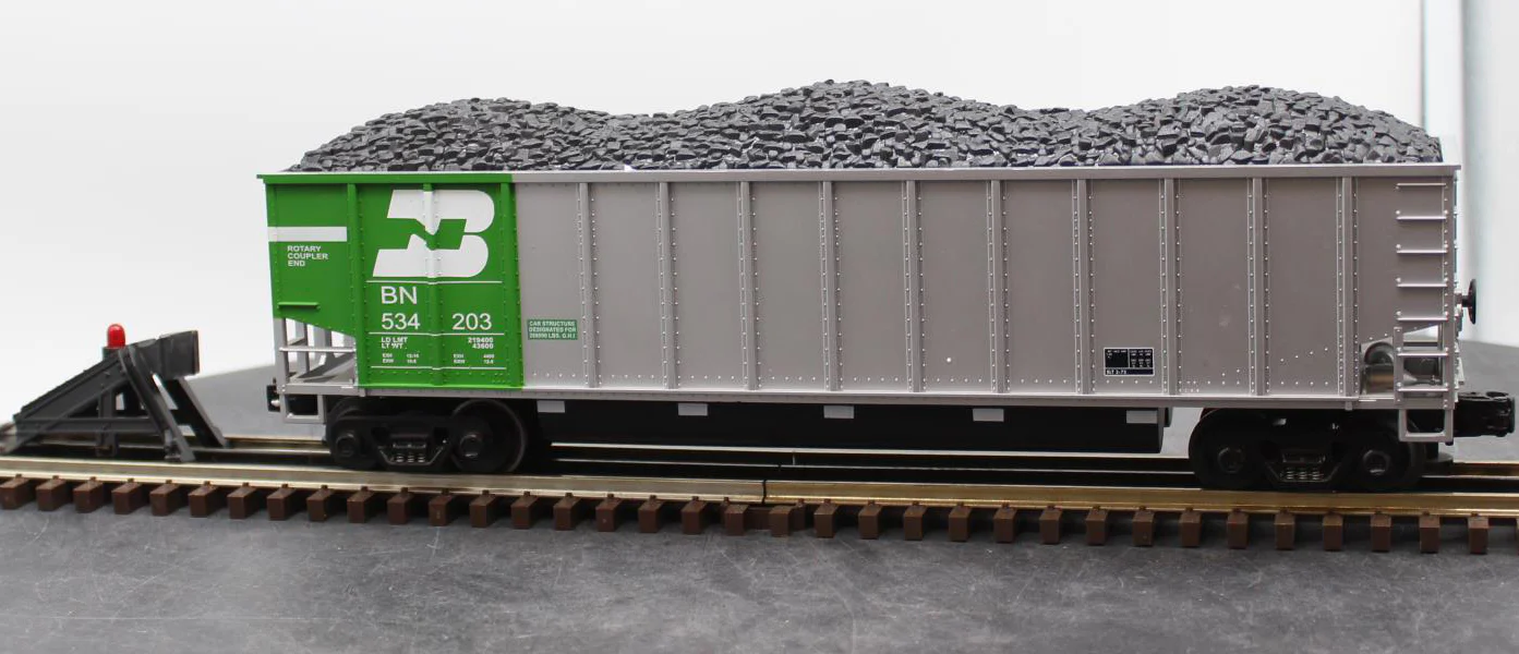 MTH Premier 20-9701 Burlington Northern Car No. 534203 Heavy ABS Plastic Shell . O SCALE Used Excellent - Image 8