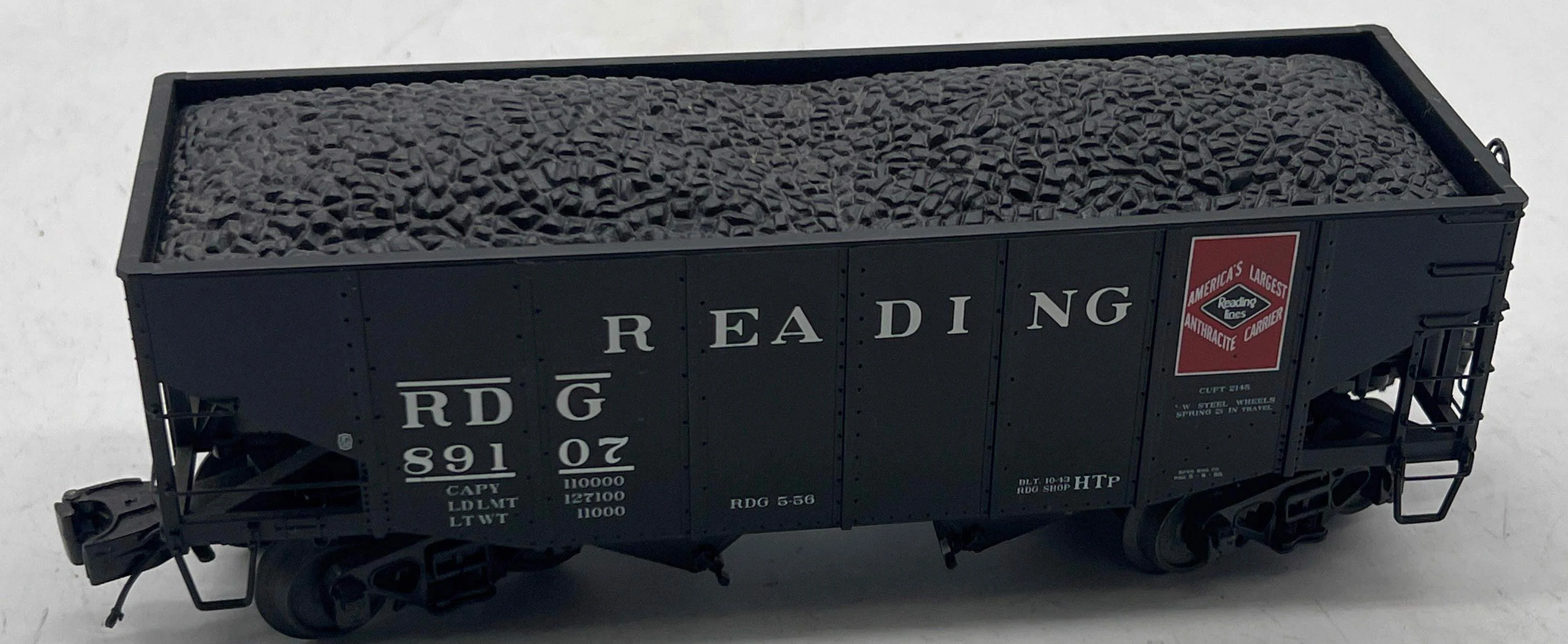 MTH Premier 20-97292 Reading 2-Bay Fish Belly Hopper Car O SCALE Like New - Image 2