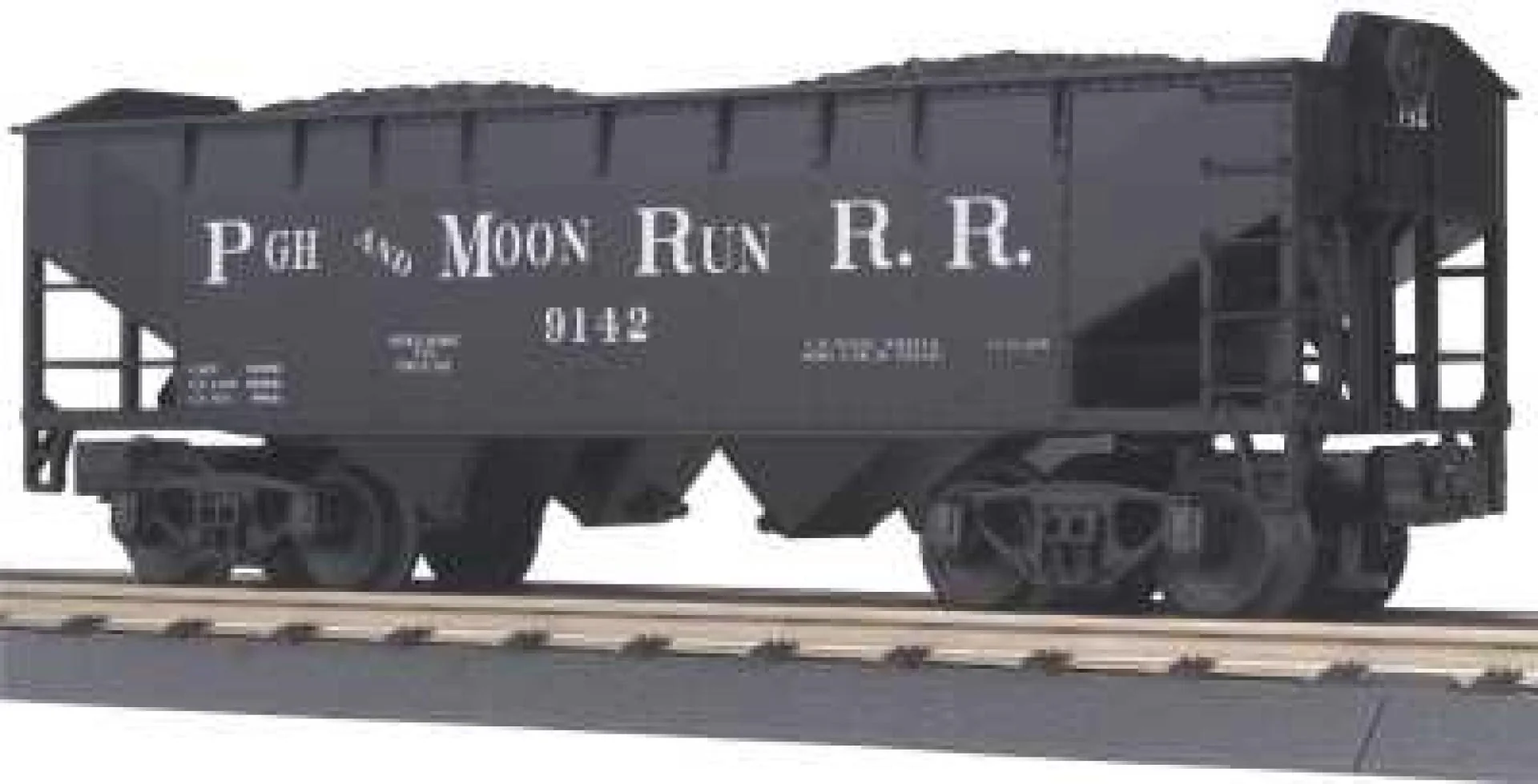 MTH Premier 20-97487 Pittsburgh & Moon Run 2-Bay Offset Hopper Car O SCALE NEW