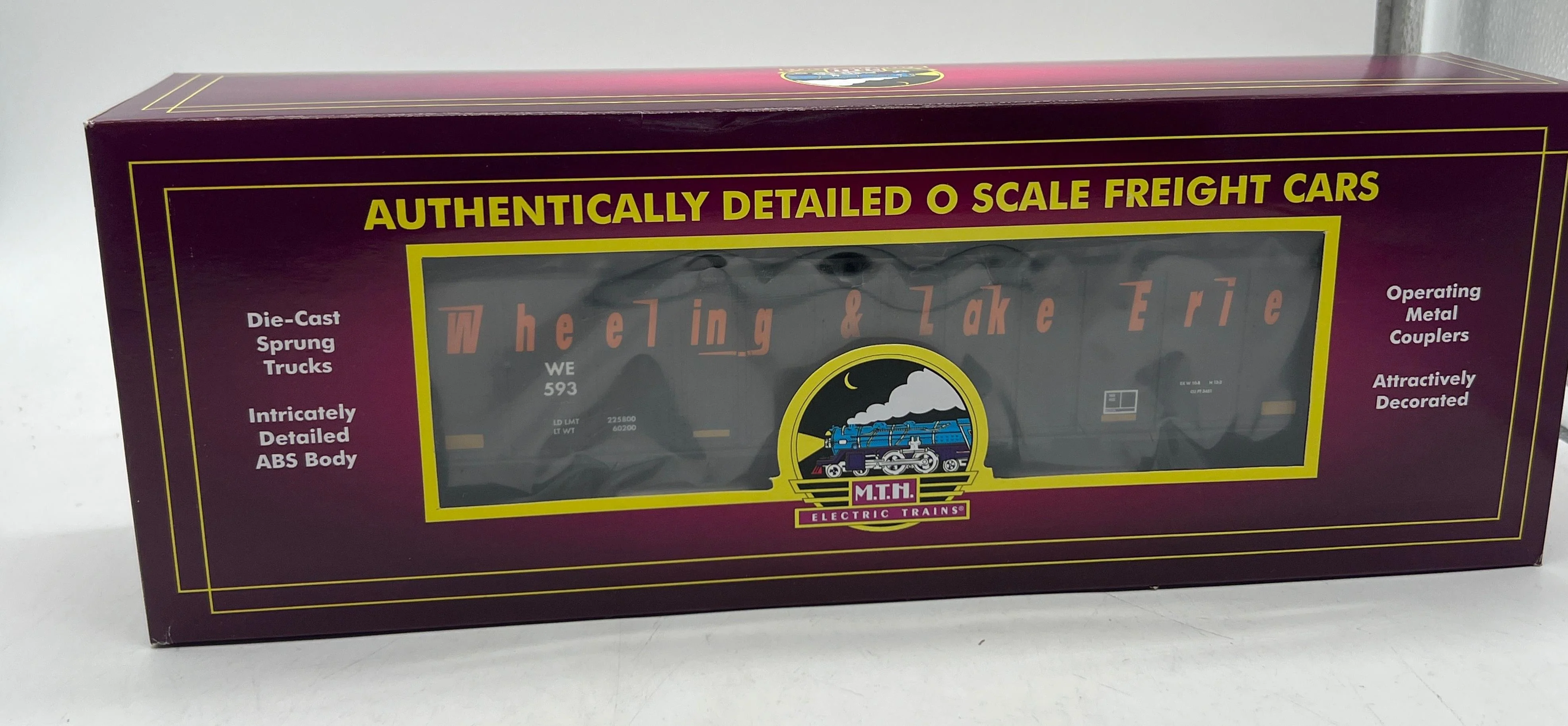MTH Premier 20-97741 Wheeling & Lake Erie 4-Bay Hopper Car O SCALE NEW - Image 2