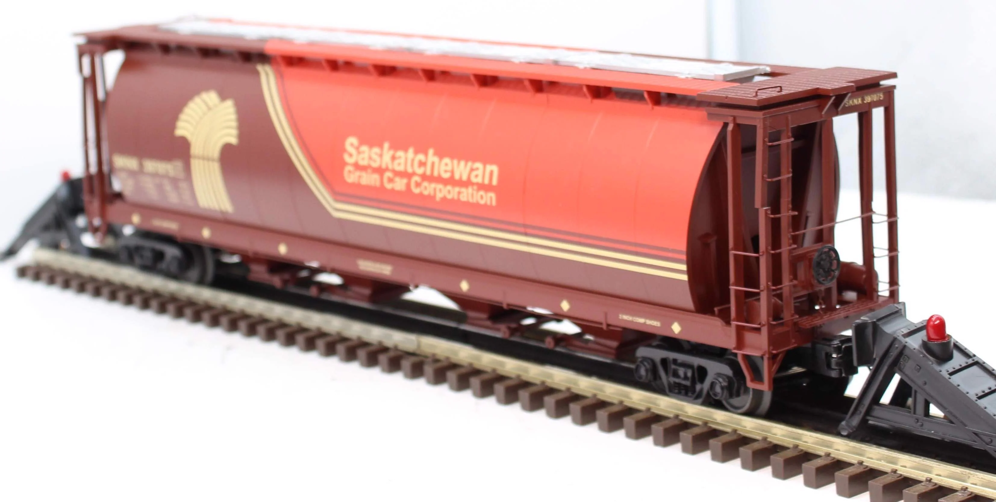 MTH Premier 20-97994 Saskatchewan 100 Ton Hopper Car 397075 O SCALE Like New - Image 7