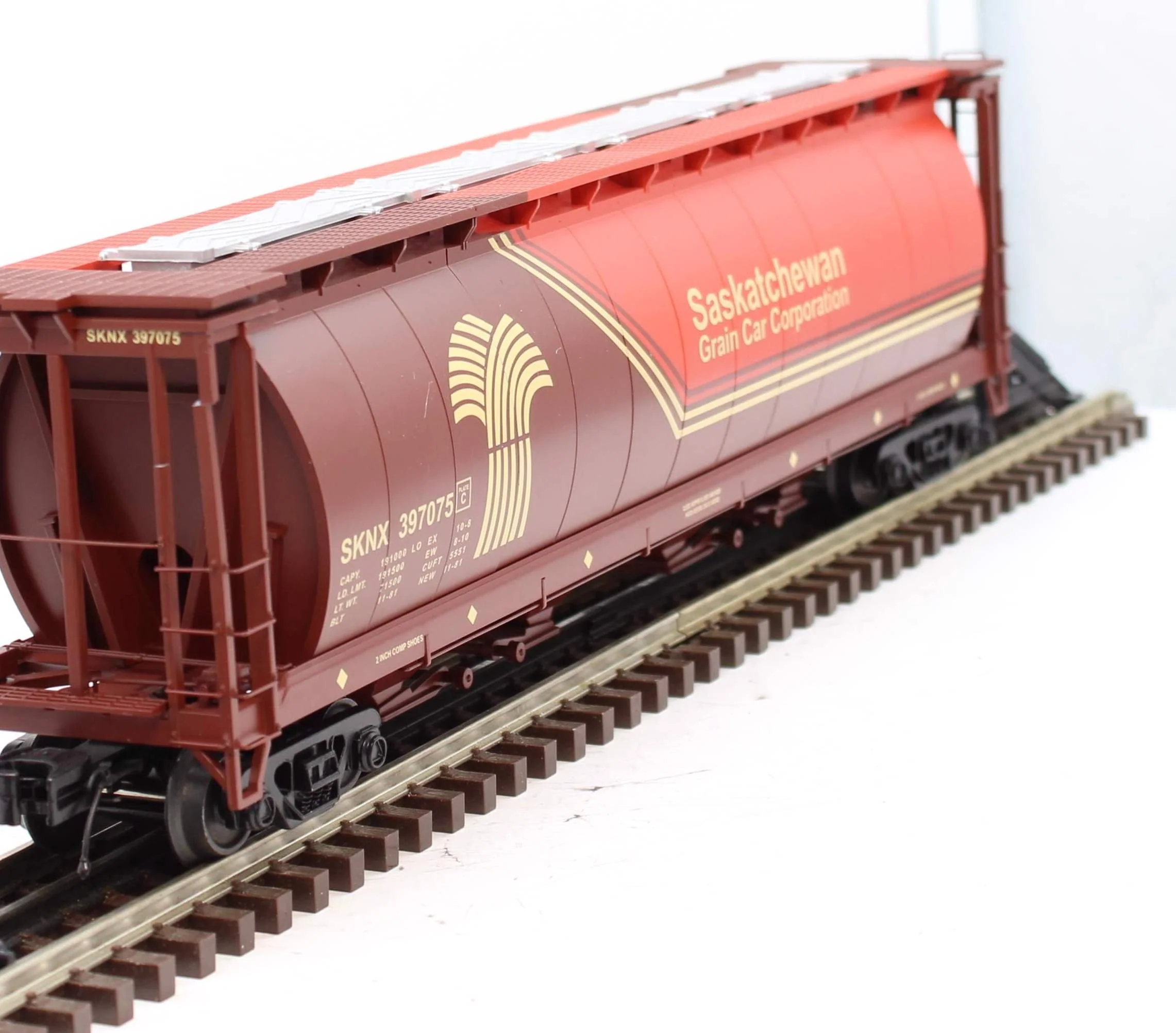 MTH Premier 20-97994 Saskatchewan 100 Ton Hopper Car 397075 O SCALE Like New - Image 9