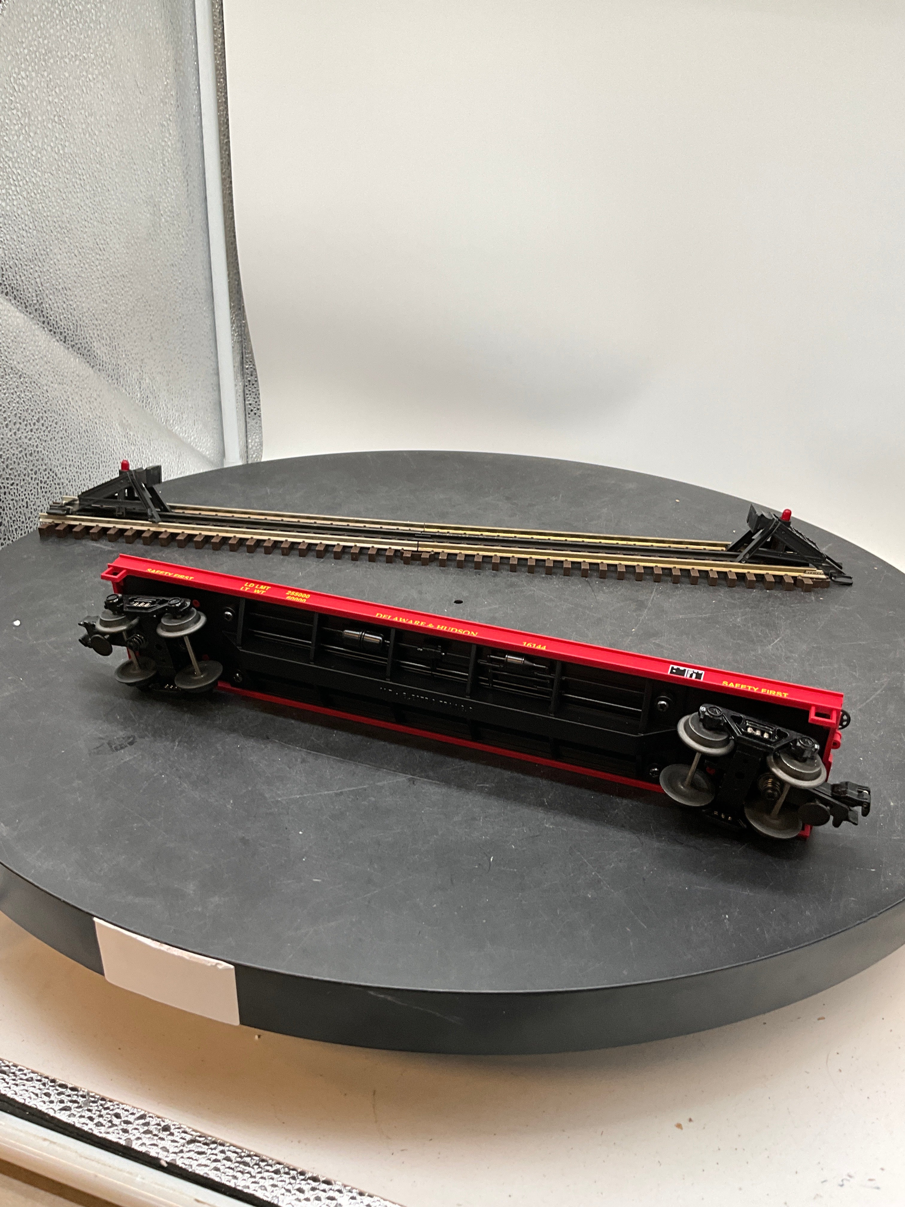 MTH Premier 20-98108 Delaware & Hudson Flat Car . O SCALE NEW - Image 5