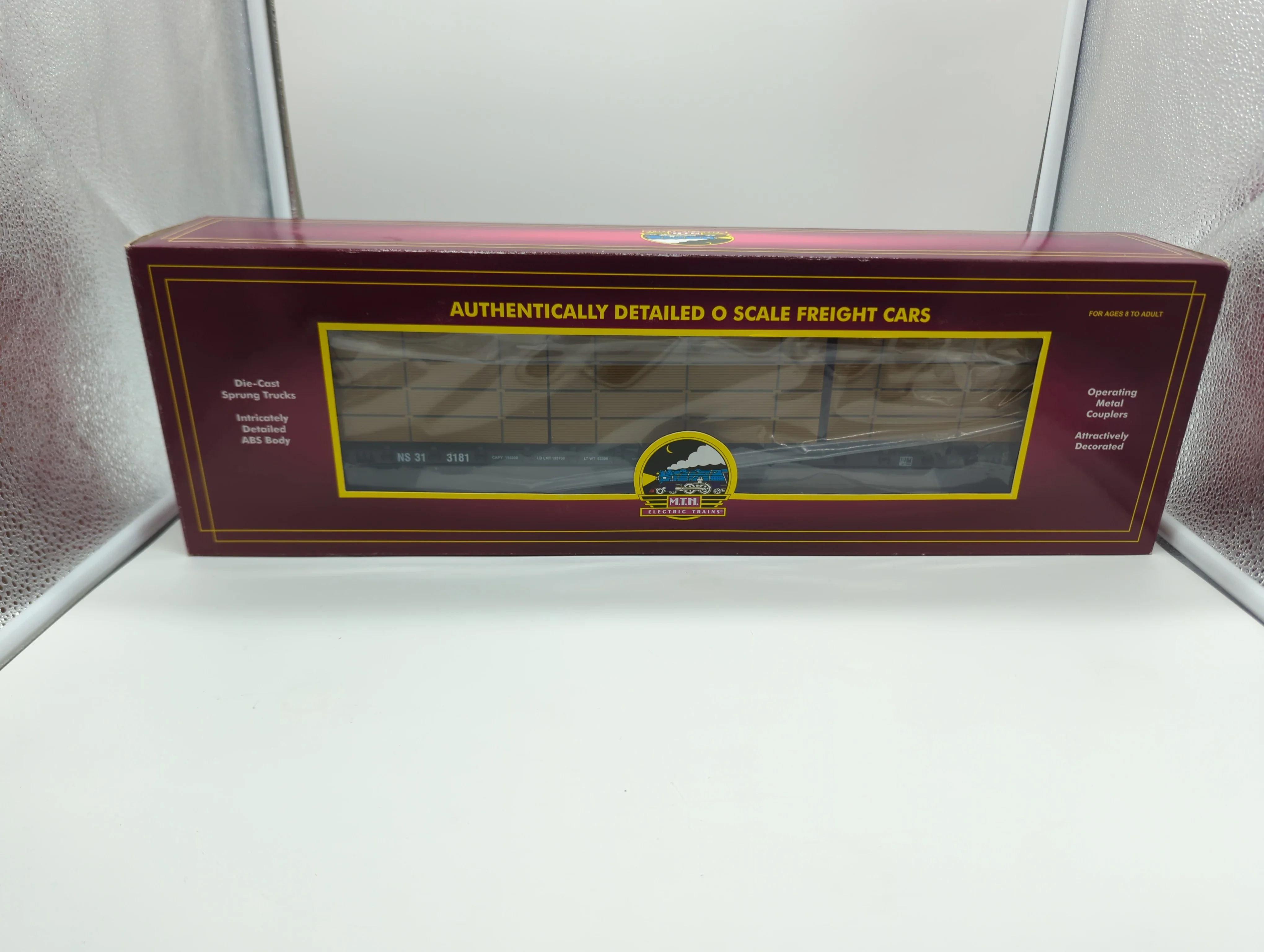 MTH Premier 20-98255 Norfolk Southern NS Center I-Beam Flatcar with Lumber Load 313181 O SCALE NEW - Image 3