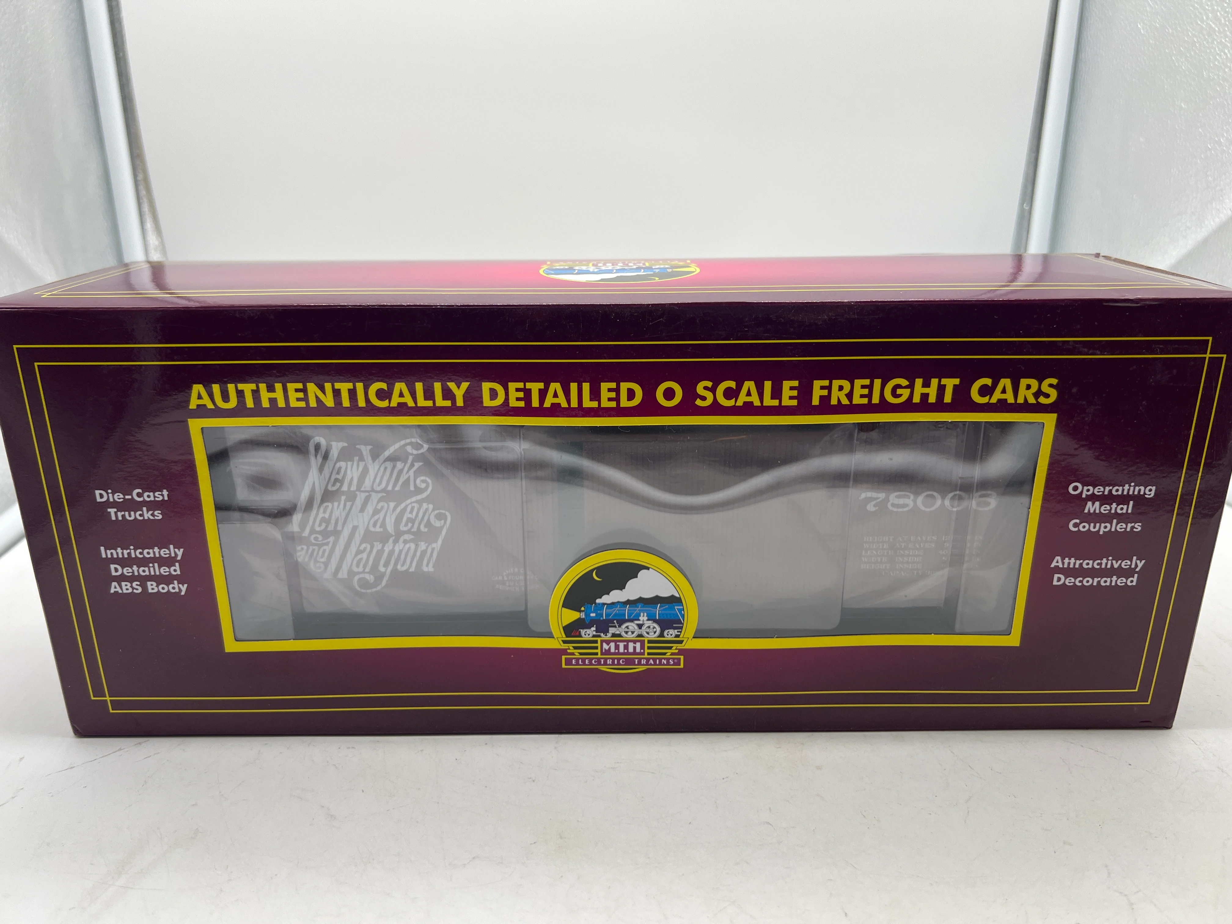 MTH Premier 20-99327 New York New Haven & Hartford 40 USRA Double Sheathed Box Car O Scale NEW - Image 2