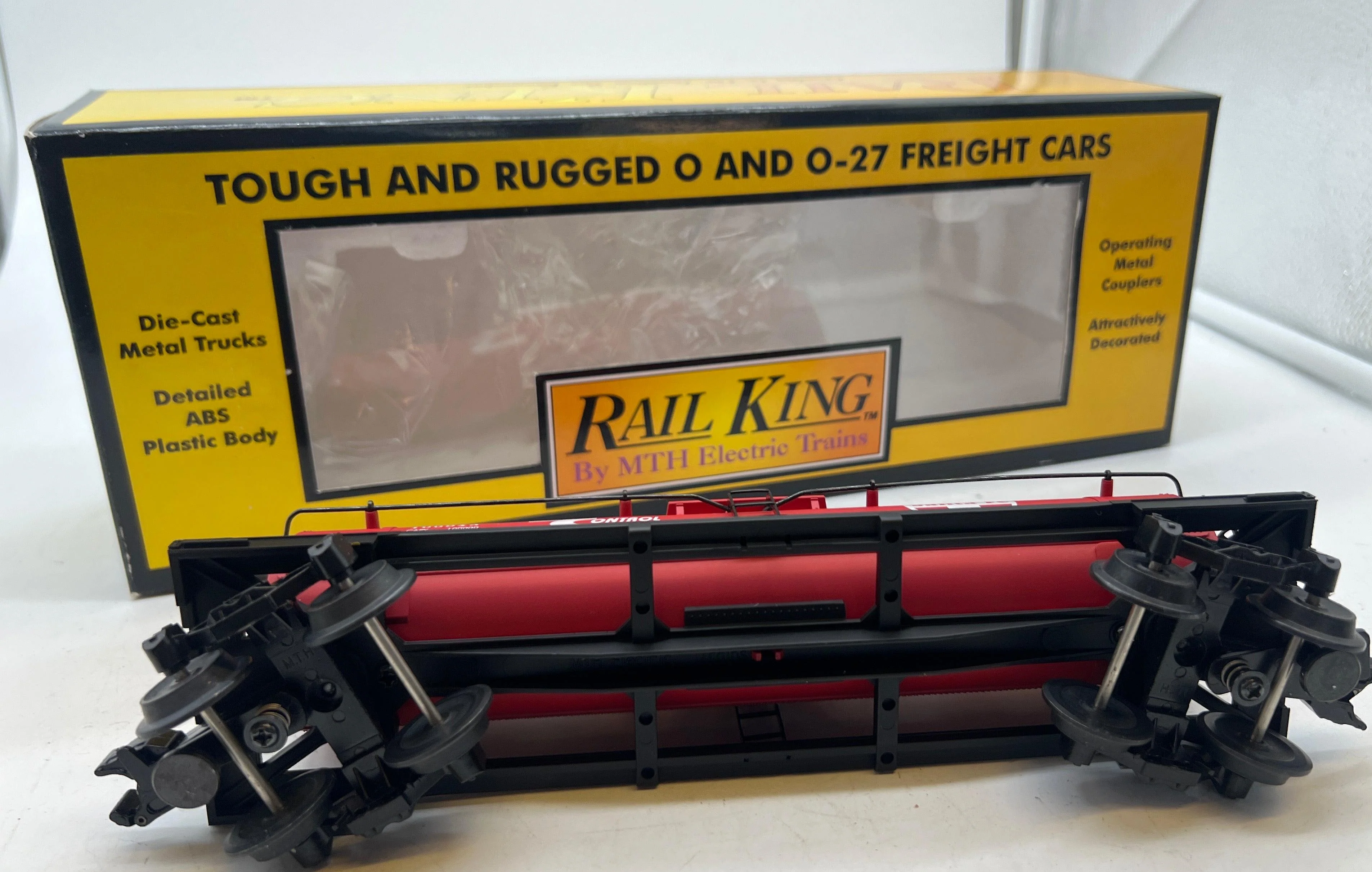 MTH Rail King RK-7306L Santa Fe Semi-Scale Tank Car O SCALE Like New - Image 2