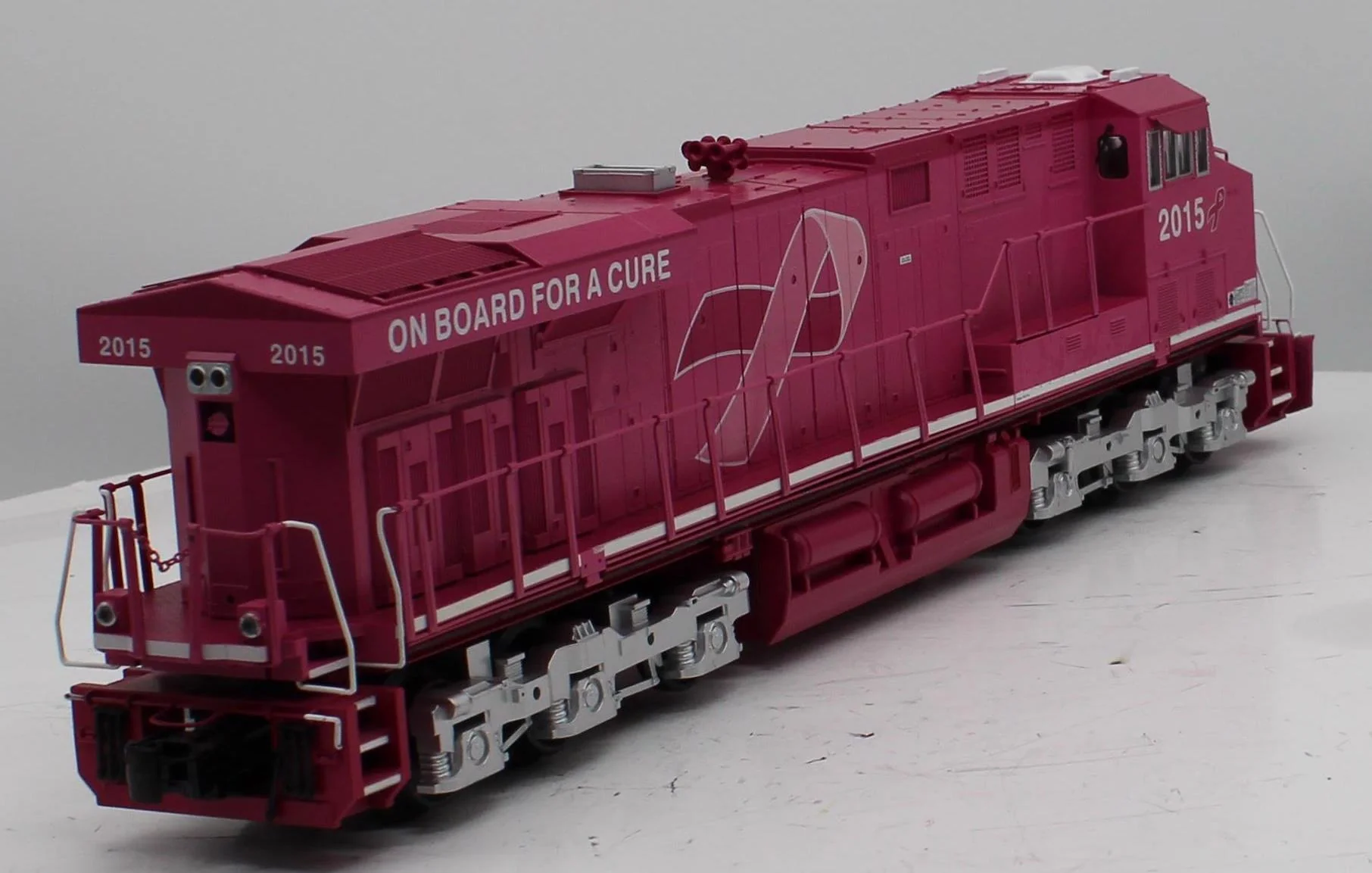 MTH Railking 30-20322-1E Breast Cancer Awareness ES44AC Imperial Diesel With Proto-Sound 3.0 O SCALE Used Excellent - Image 7