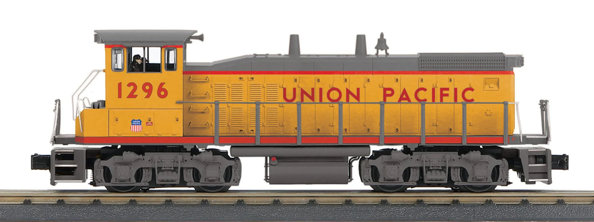 MTH Railking 30-20593-1 Union Pacific MP15DC Diesel Engine - Union Pacific #1296 With Proto-Sound 3.0. O SCALE Like New