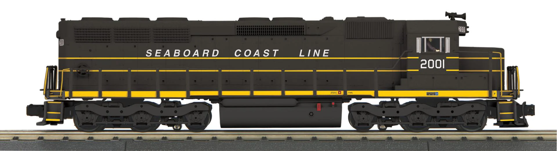 MTH Railking 30-21121-1 Seaboard Coast Line SD-45 Diesel Engine - Seaboard Coast Line #2001 With Proto-Sound 3.0 O SCALE NEW
