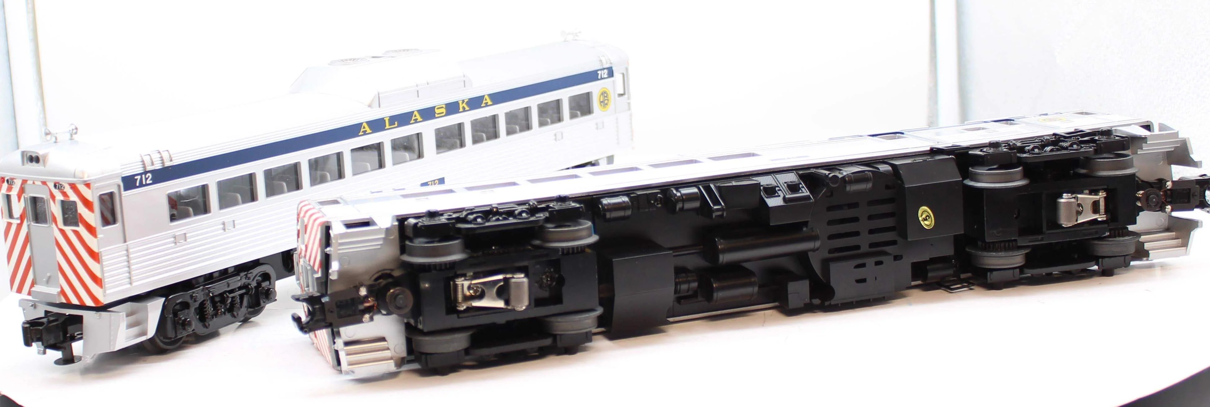 MTH Railking 30-2387-1 Alaska RDC Budd Car Set w/Proto-Sound 2.0 SCALE O SCALE Like New - Image 3