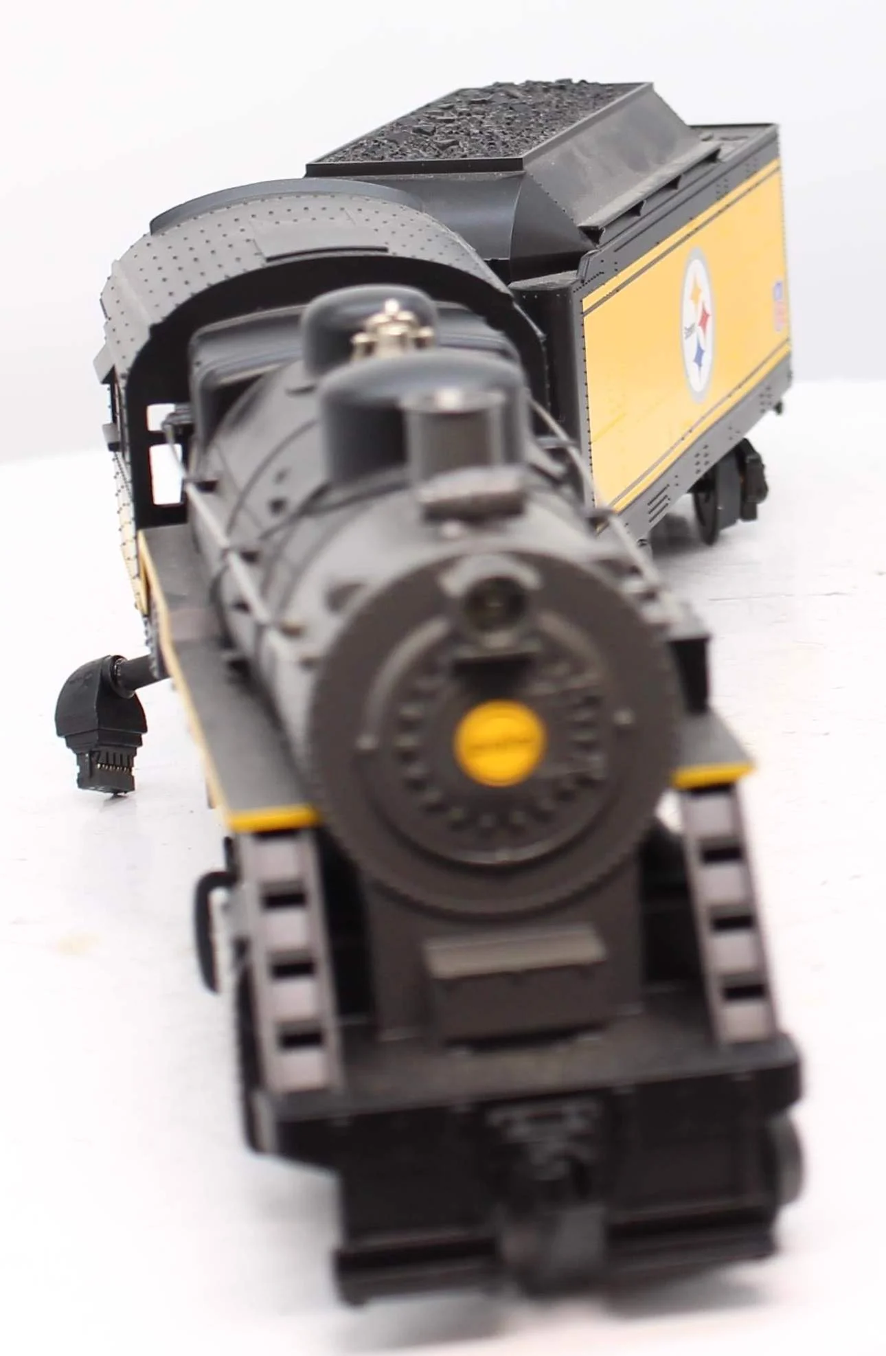 MTH Railking 30-4127-1 Pittsburgh Steelers 2-8-0 Steam R-T-R Train  with Proto-Sound 2.0 Engine and Tender O SCALE Used Excellent No Box - Image 6
