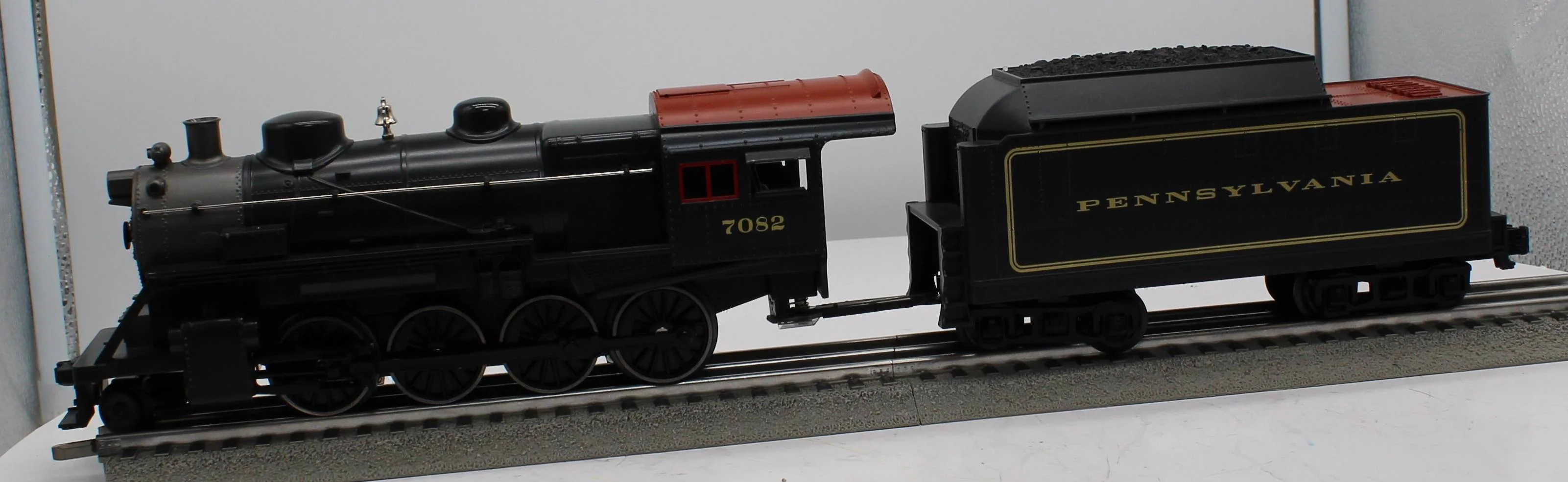 MTH Railking 30-4226-1e Pennsylvania prr 2-8-0 Steam Freight With Proto-Sound 3.0 O SCALE Like New Damaged Box - Image 2