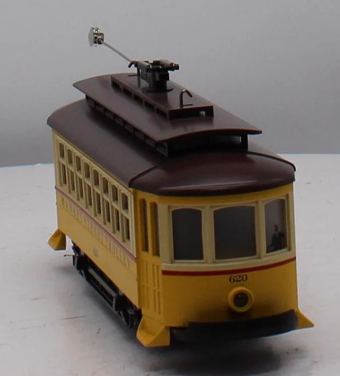 MTH Railking 30-5201 Market Street RailKing Bump-n-Go Trolley O SCALE Like New wrong Box - Image 4