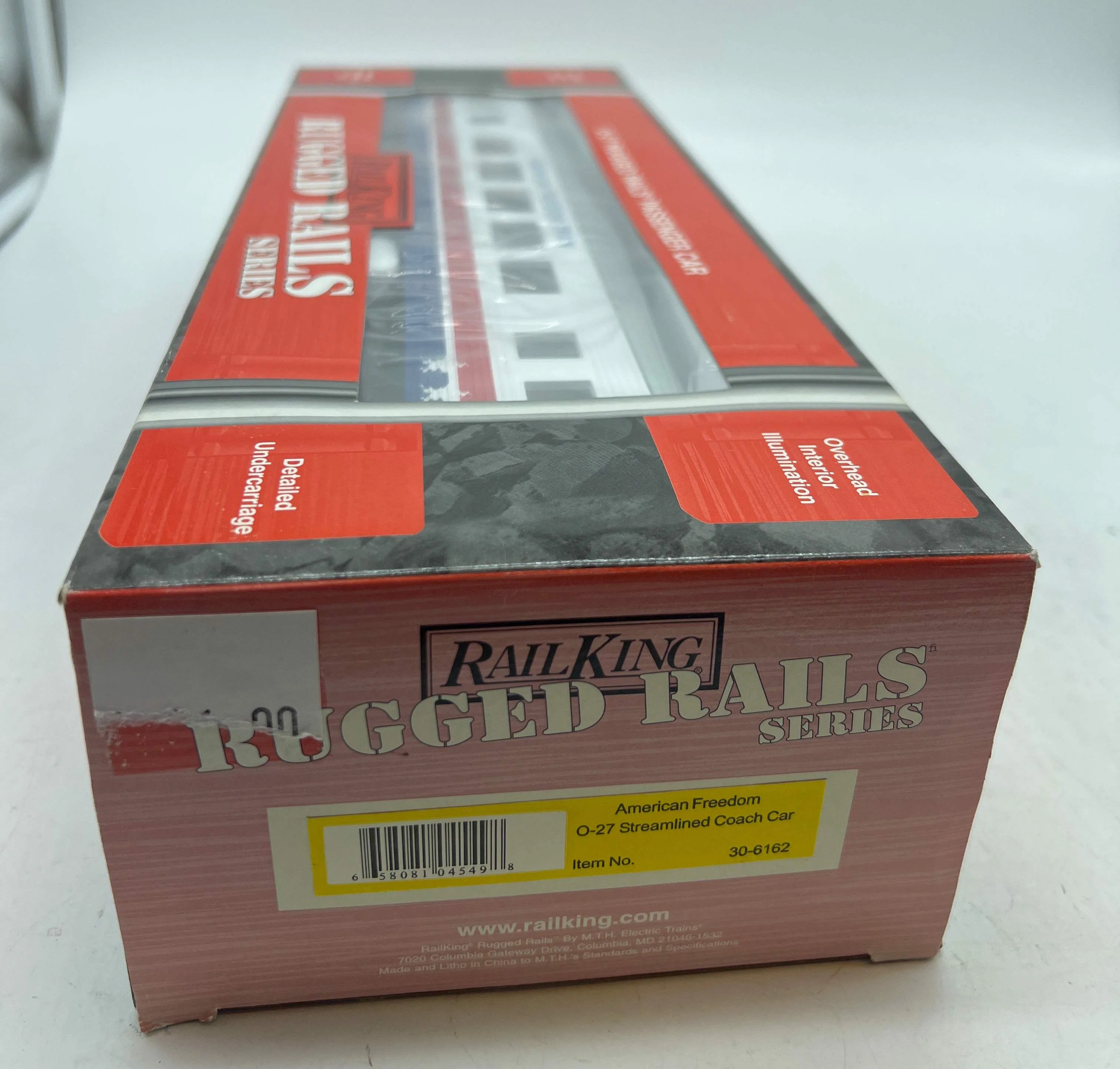 MTH Railking 30-6162 American Freedom Train RailKing O-27 Streamlined Coach Car O SCALE NEW - Image 3