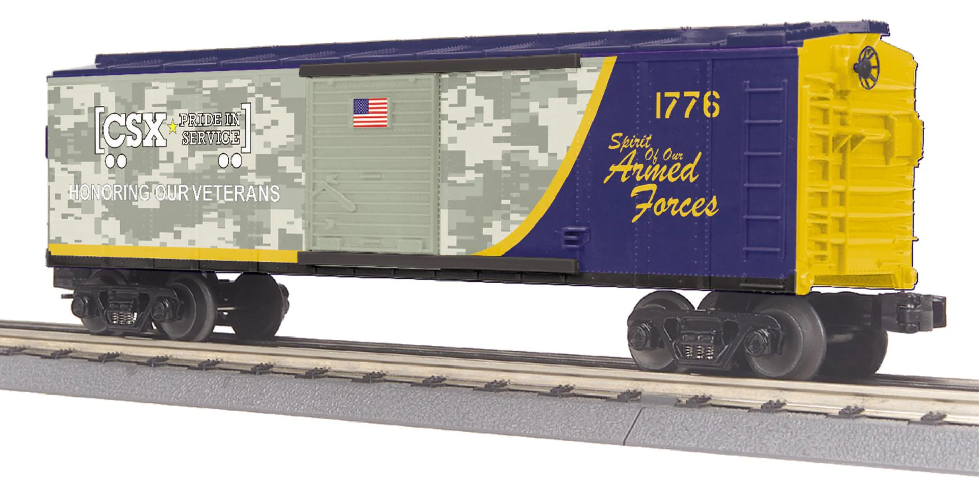 MTH Railking 30-71045 CSX  Veterans Box Car O Scale NEW