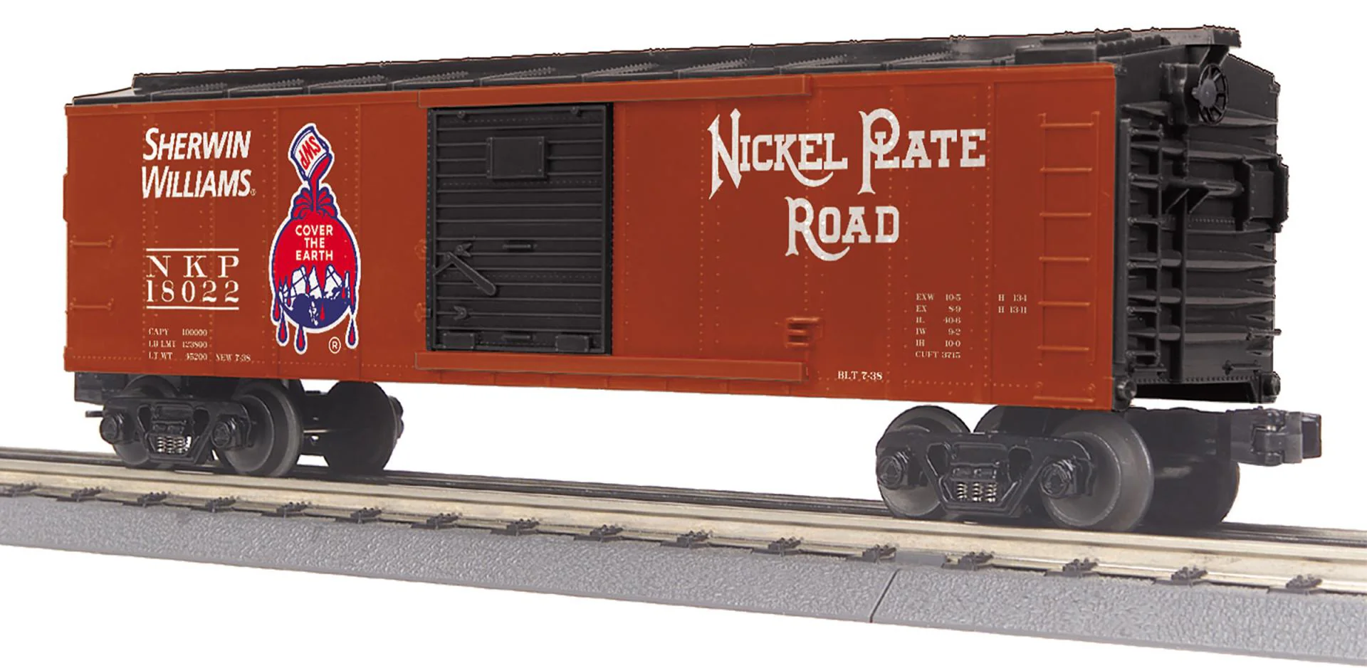 MTH Railking 30-71162 Nickel Plate Road Box Car O SCALE. NEW - Image 2