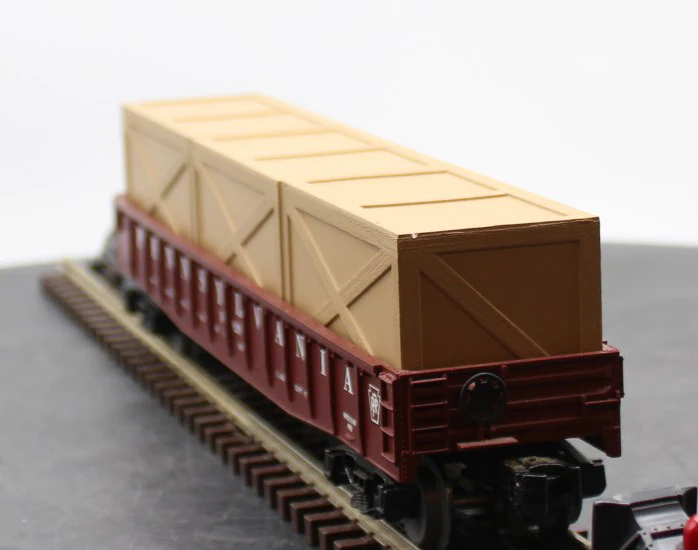 MTH Railking 30-7209 Pennsylvania Gondola Car w/Crates O SCALE Like New - Image 5