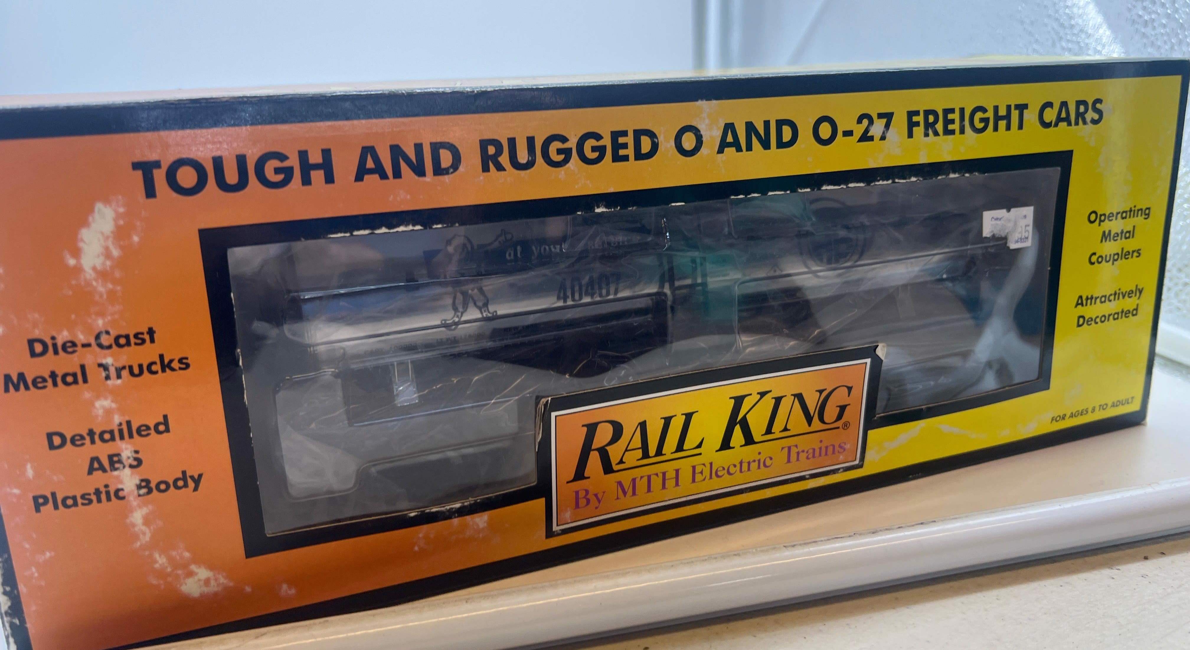 MTH Railking 30-73222 Alaska Tank Car O SCALE Like New - Image 5