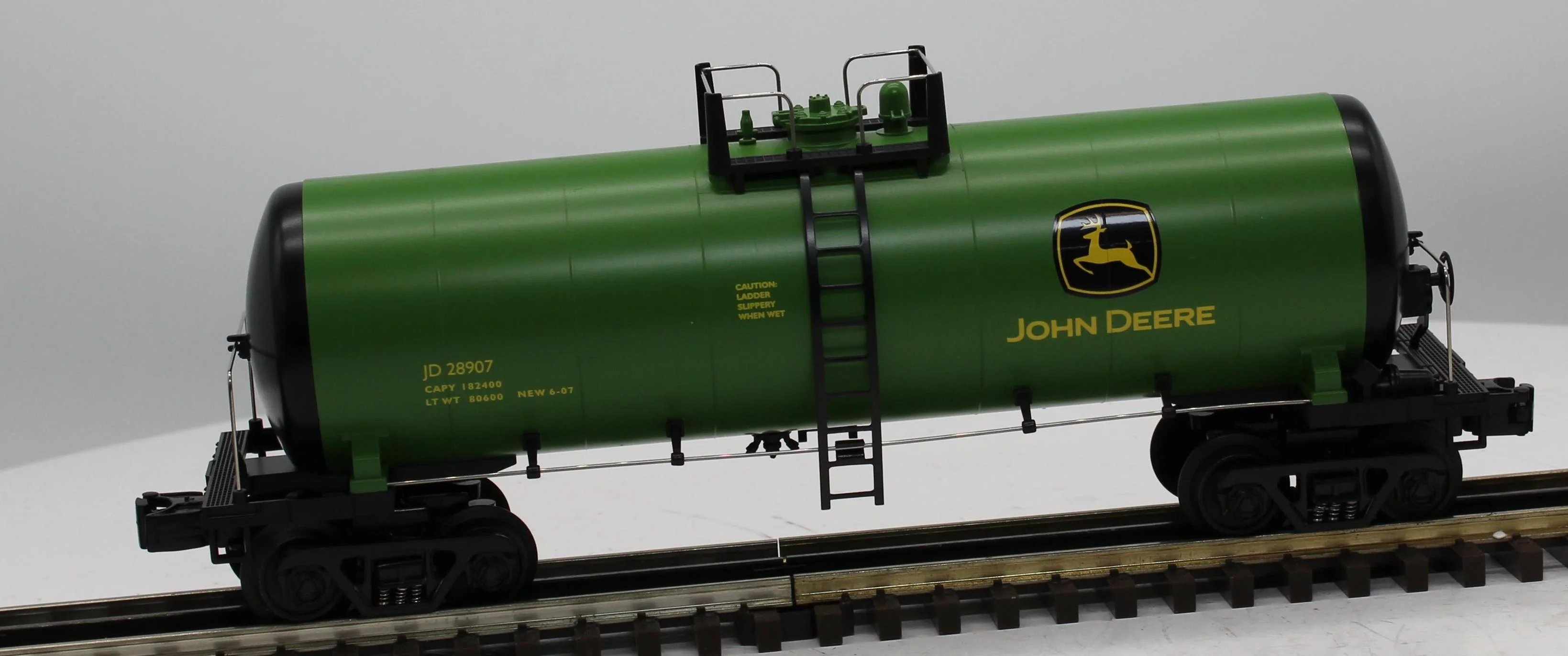 MTH Railking 30-73225 John Deere Modern Tank Car O SCALE Like New - Image 2