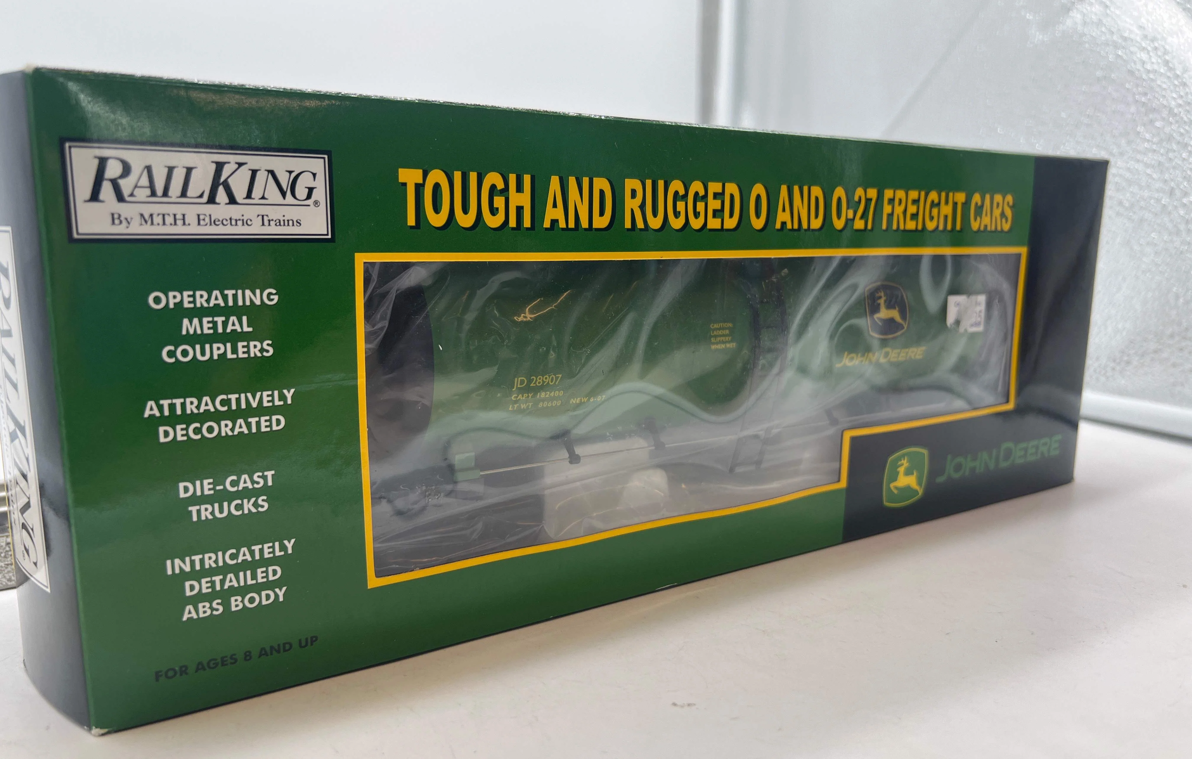 MTH Railking 30-73225 John Deere Modern Tank Car O SCALE NEW