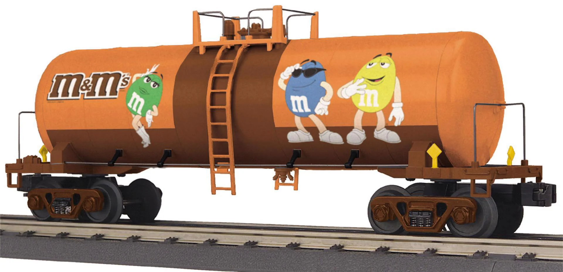 MTH Railking 30-73373 MARS - M&Ms tanker O SCALE Like New Damaged Box - Image 7