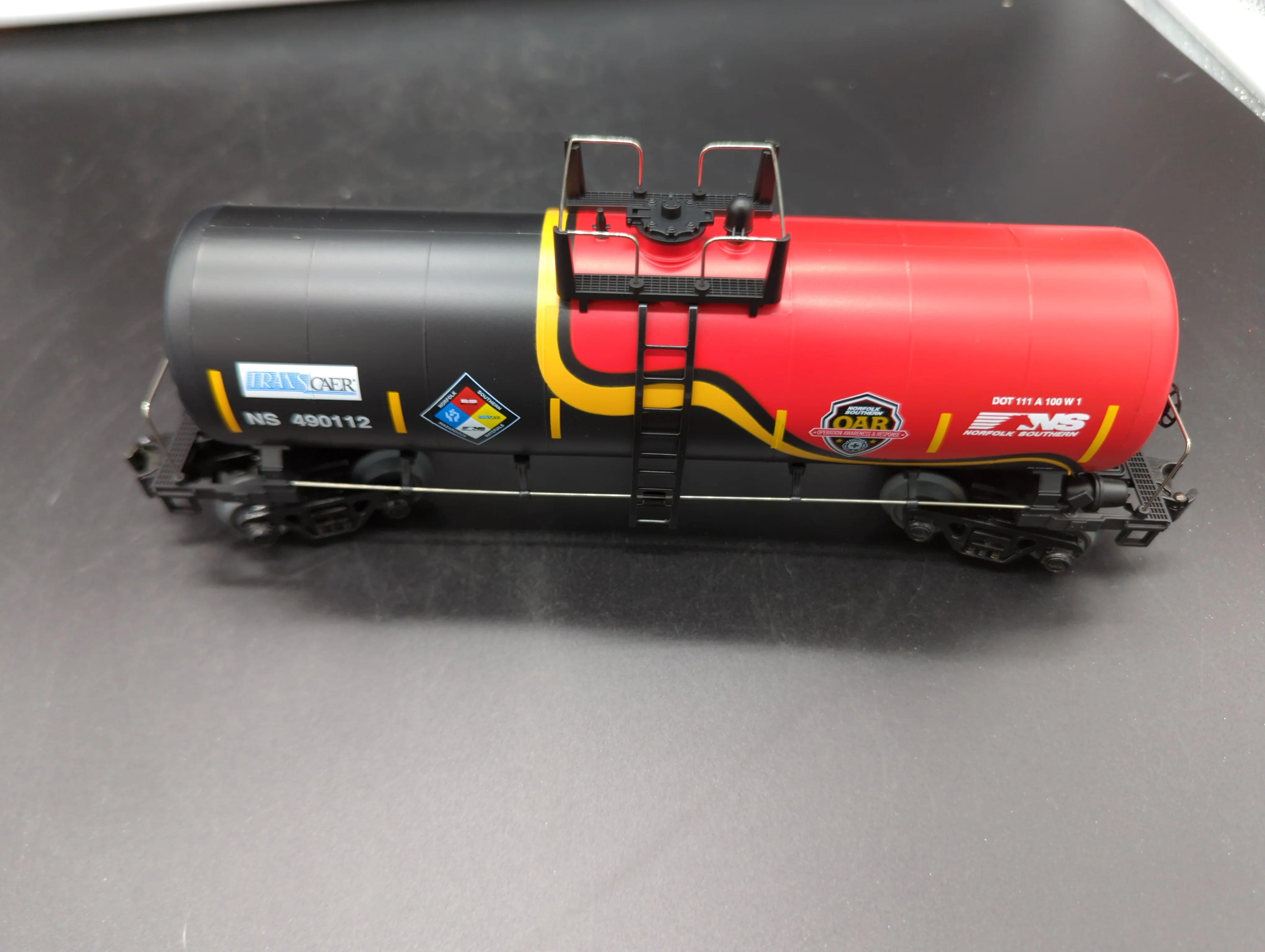 MTH Railking 30-73500 Norfolk Southern (NS) 490112 Modern Tank Car O SCALE NEW - Image 2