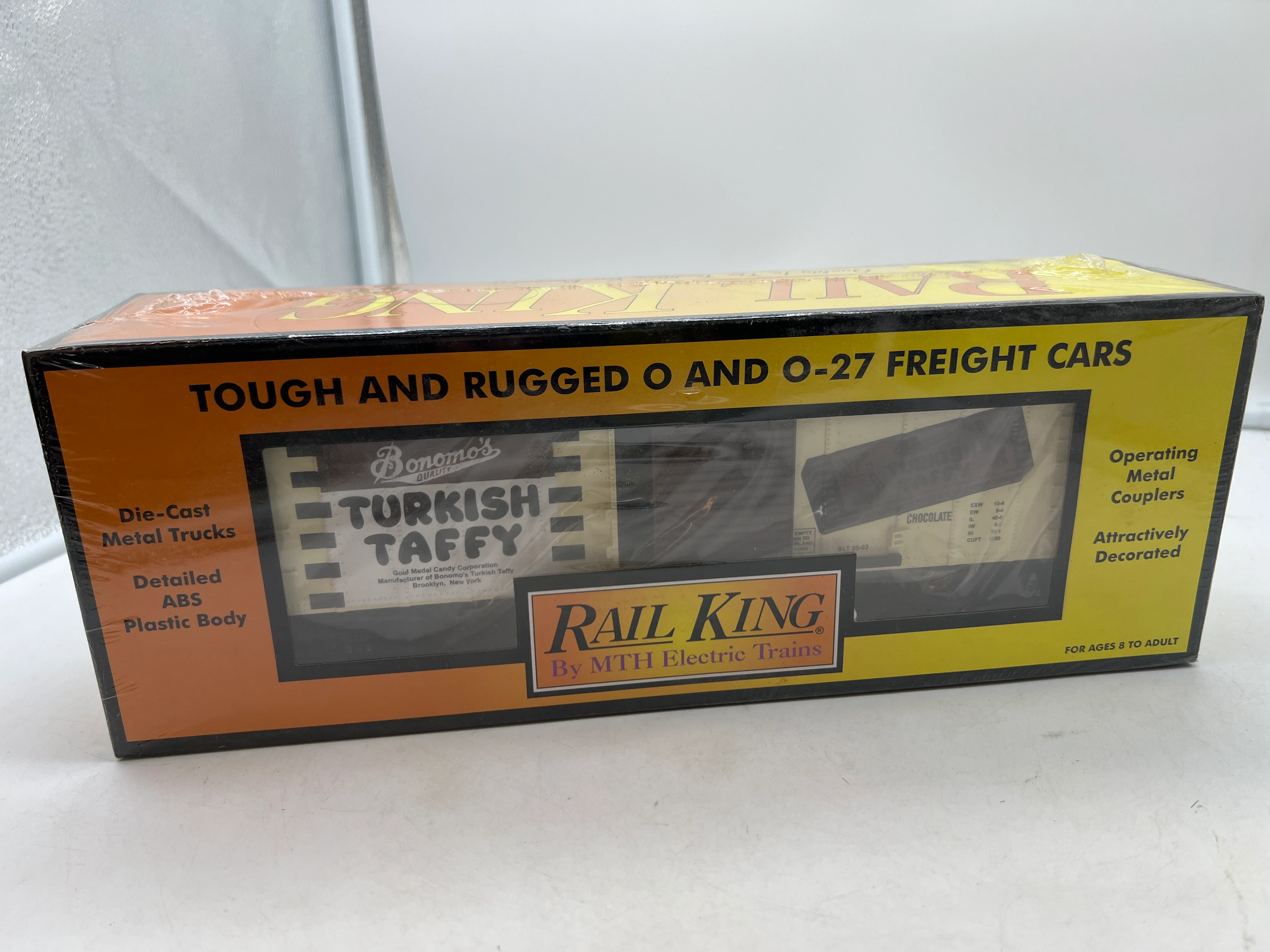 MTH Railking 30-74128 Bonomo Taffy Box Car chocolate O SCALE NEW - Image 2
