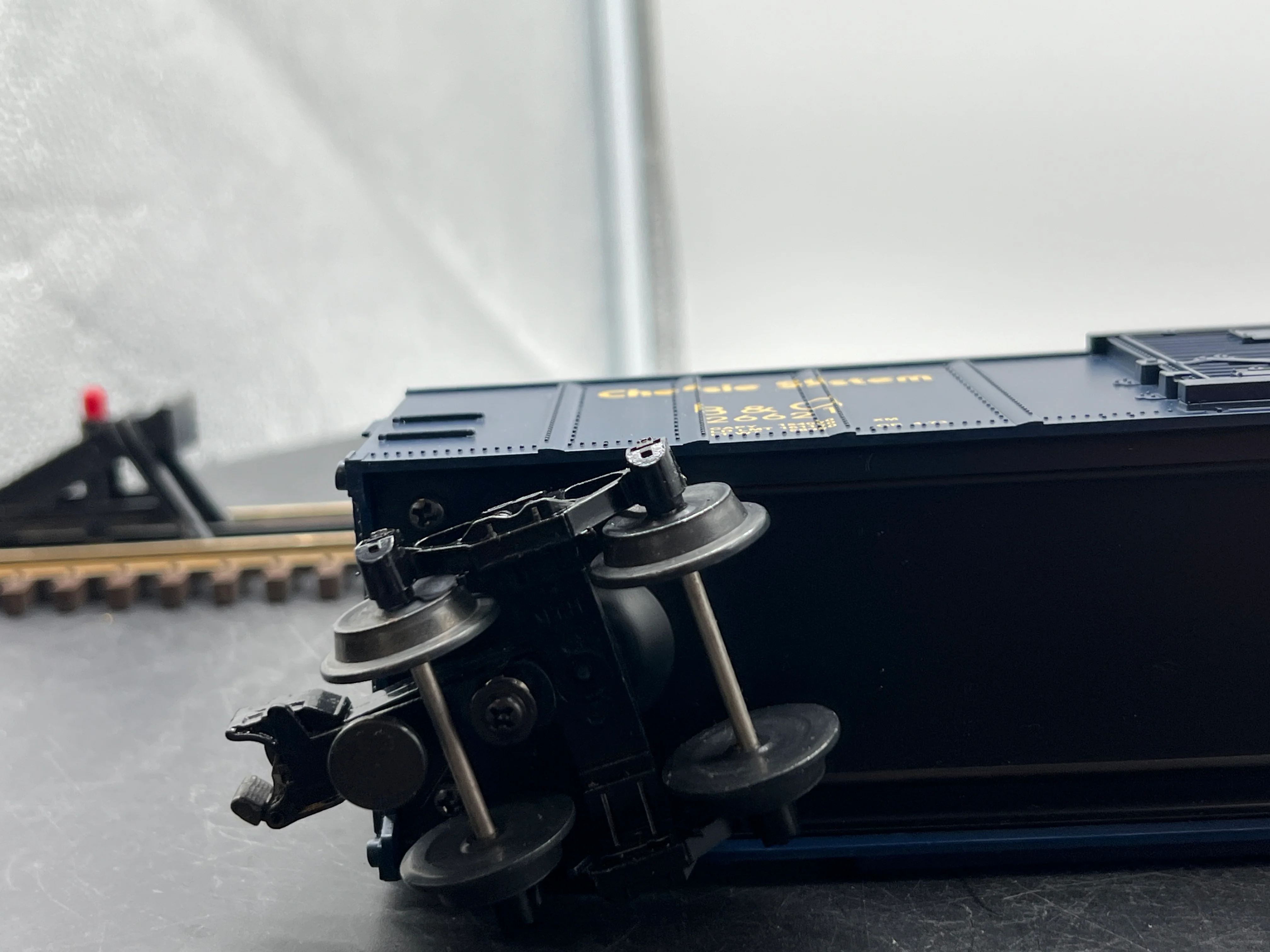 MTH Railking 30-7417 Chessie RailKing Box Car O SCALE Used Excellent - Image 3