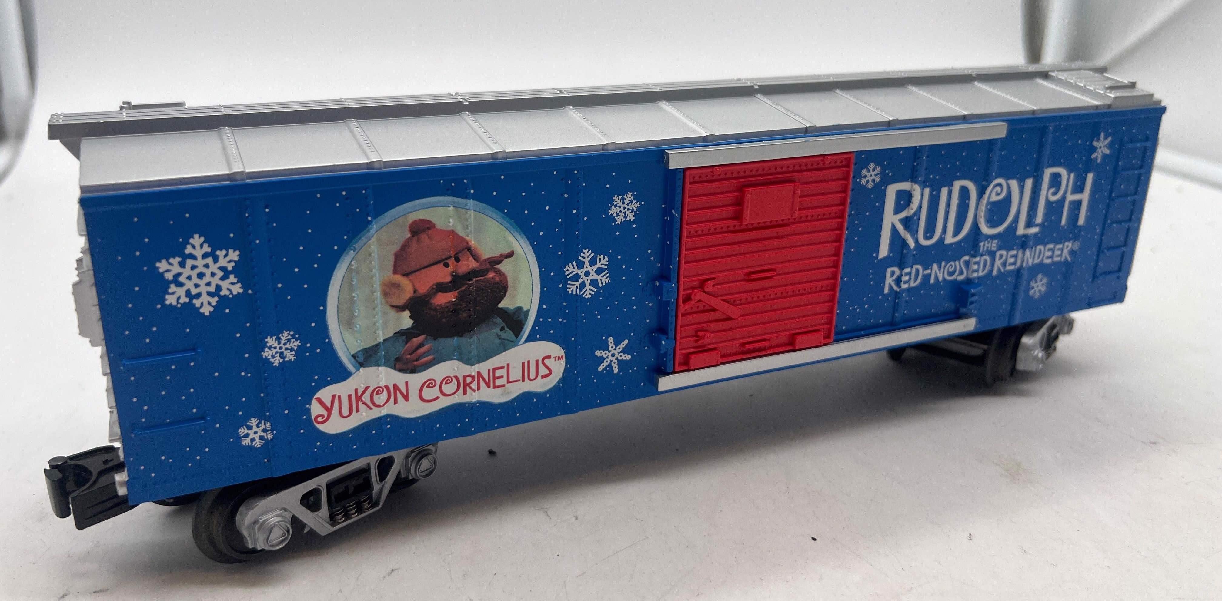 MTH Railking 30-74360 Rudolph the Red Nosed Reindeer- Yukon Cornelius Boxcar  O SCALE Used Excellent - Image 2