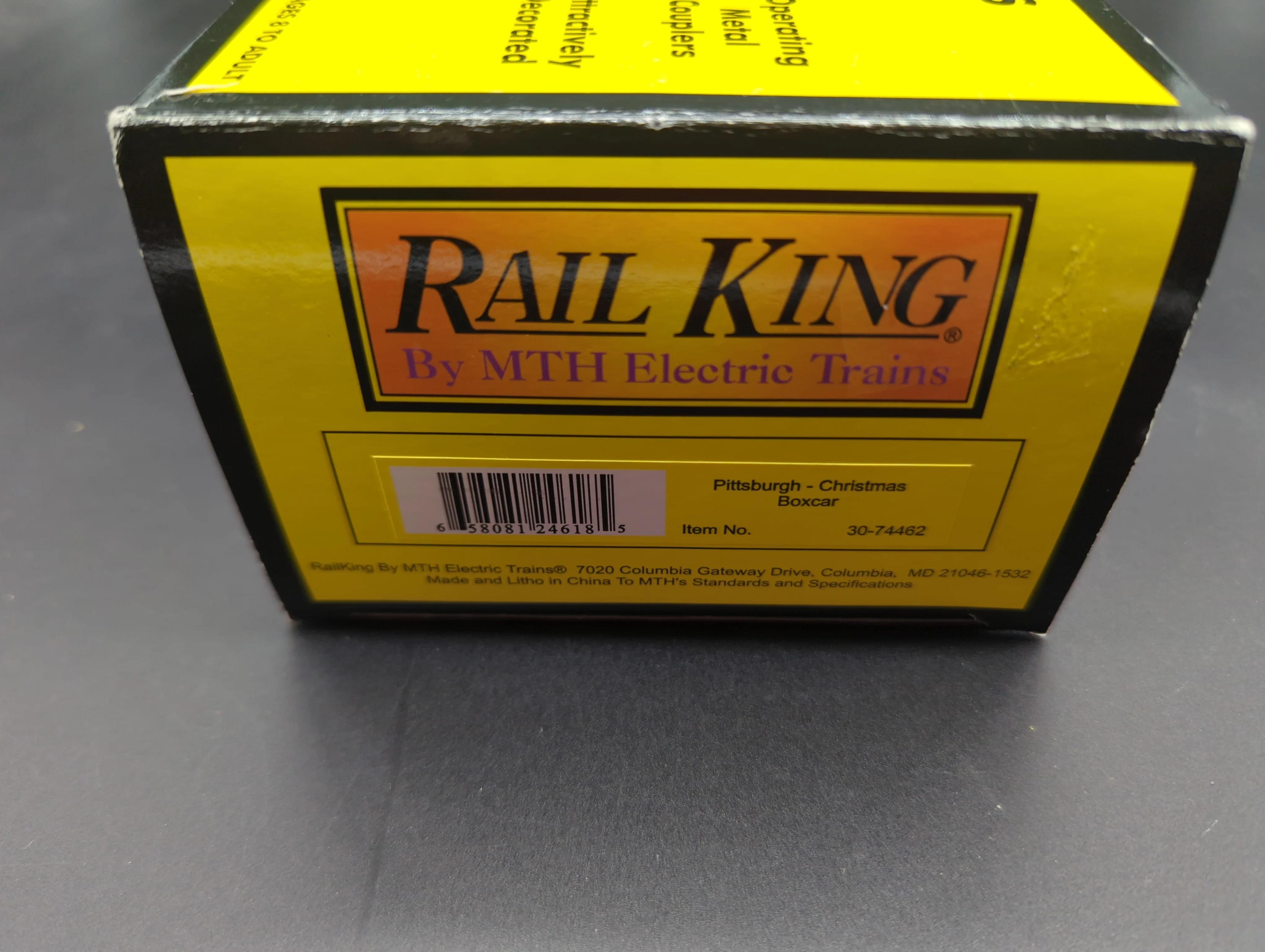 MTH Railking 30-74462 Pittsburgh Christmas Box Car - Pittsburgh - Christmas (2007) O SCALE NEW - Image 3