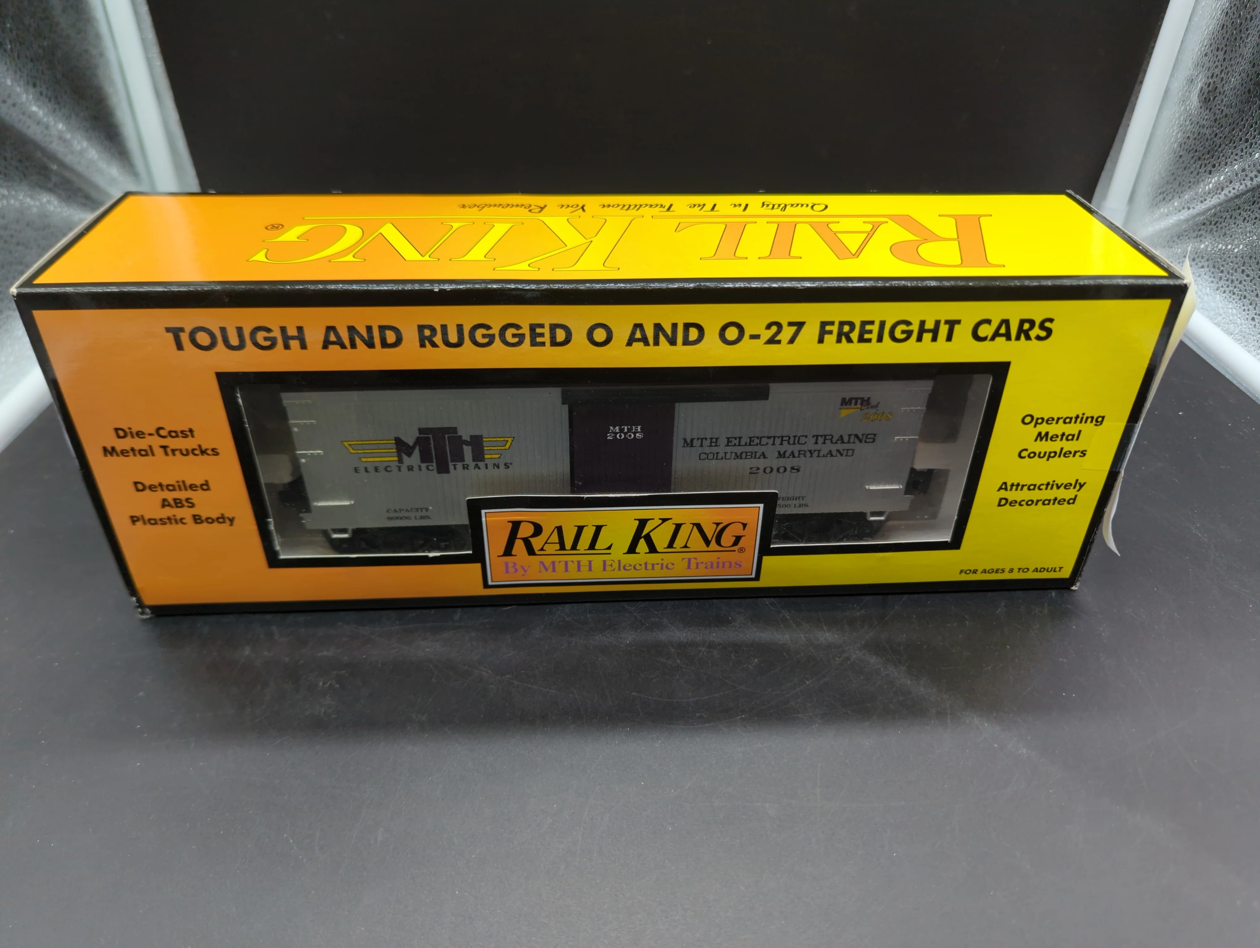 MTH Railking 30-74488 MTHRRC 34' Box Car - 19th Century - MTHRRC O SCALE Like New - Image 4