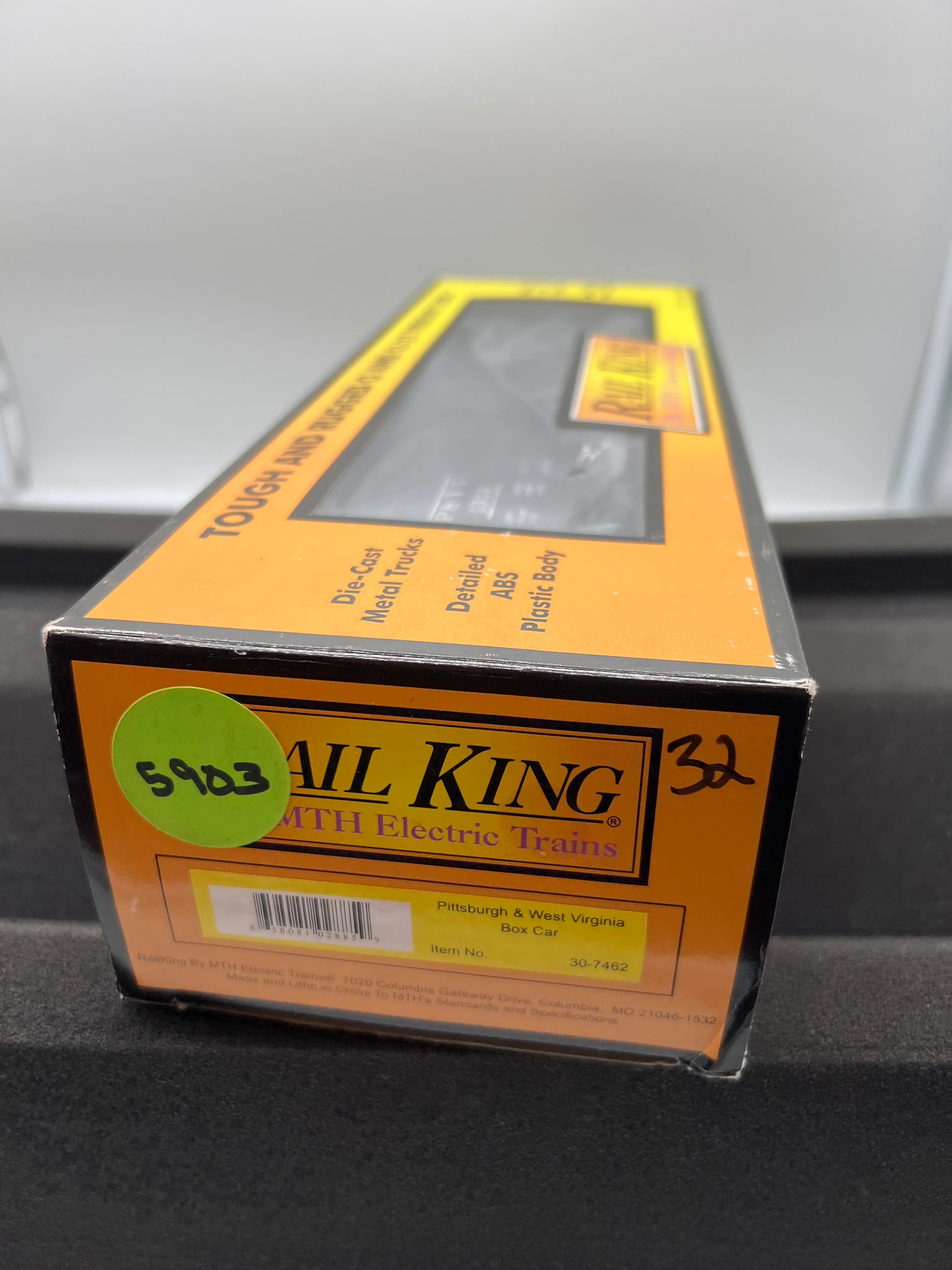 MTH Railking 30-7462 Pittsburgh & West Virginia Box Car #1321. Production Sample O SCALE NEW - Image 10