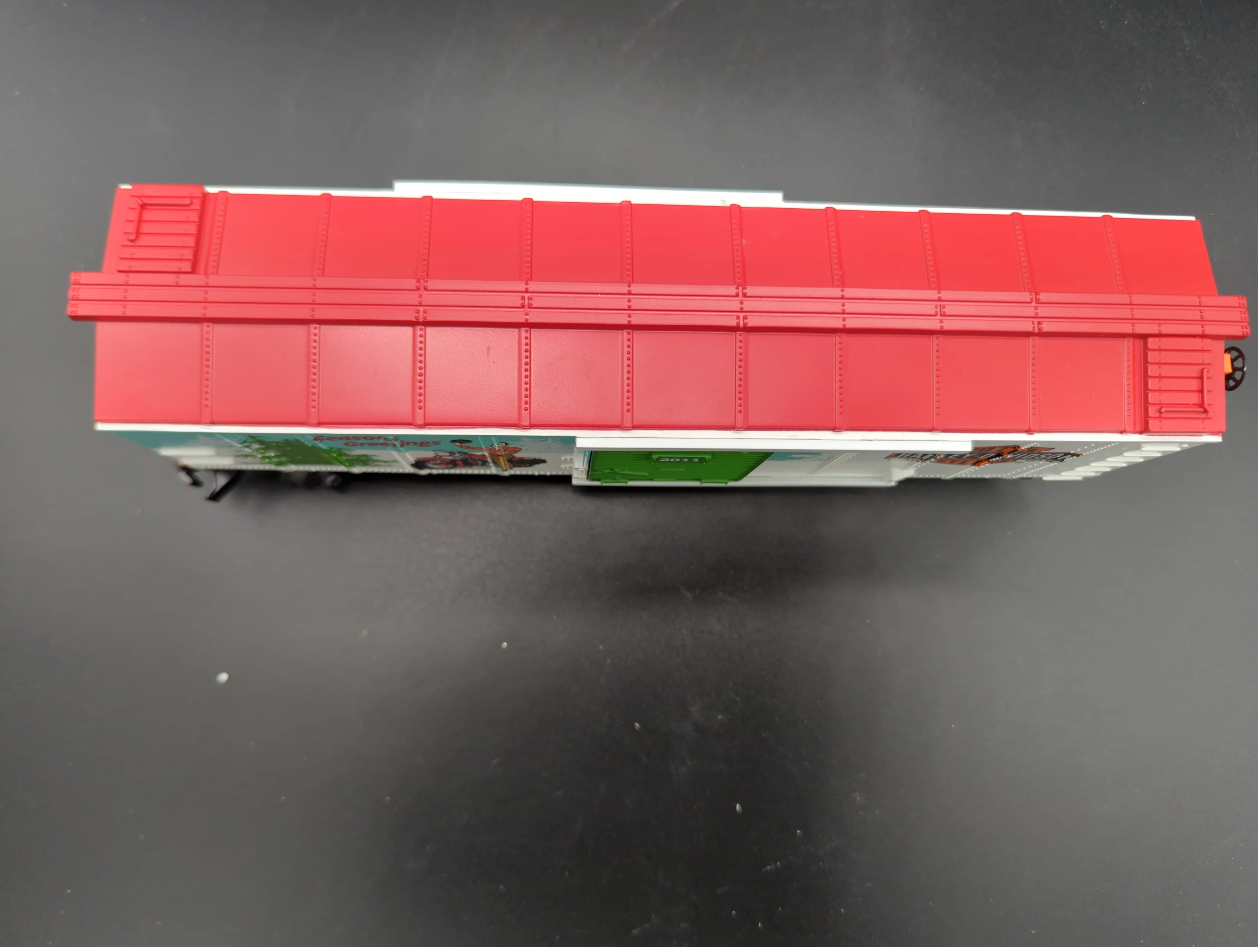 MTH Railking 30-74636 Harley-Davidson Box Car No. 2011. O SCALE Used Excellent - Image 3