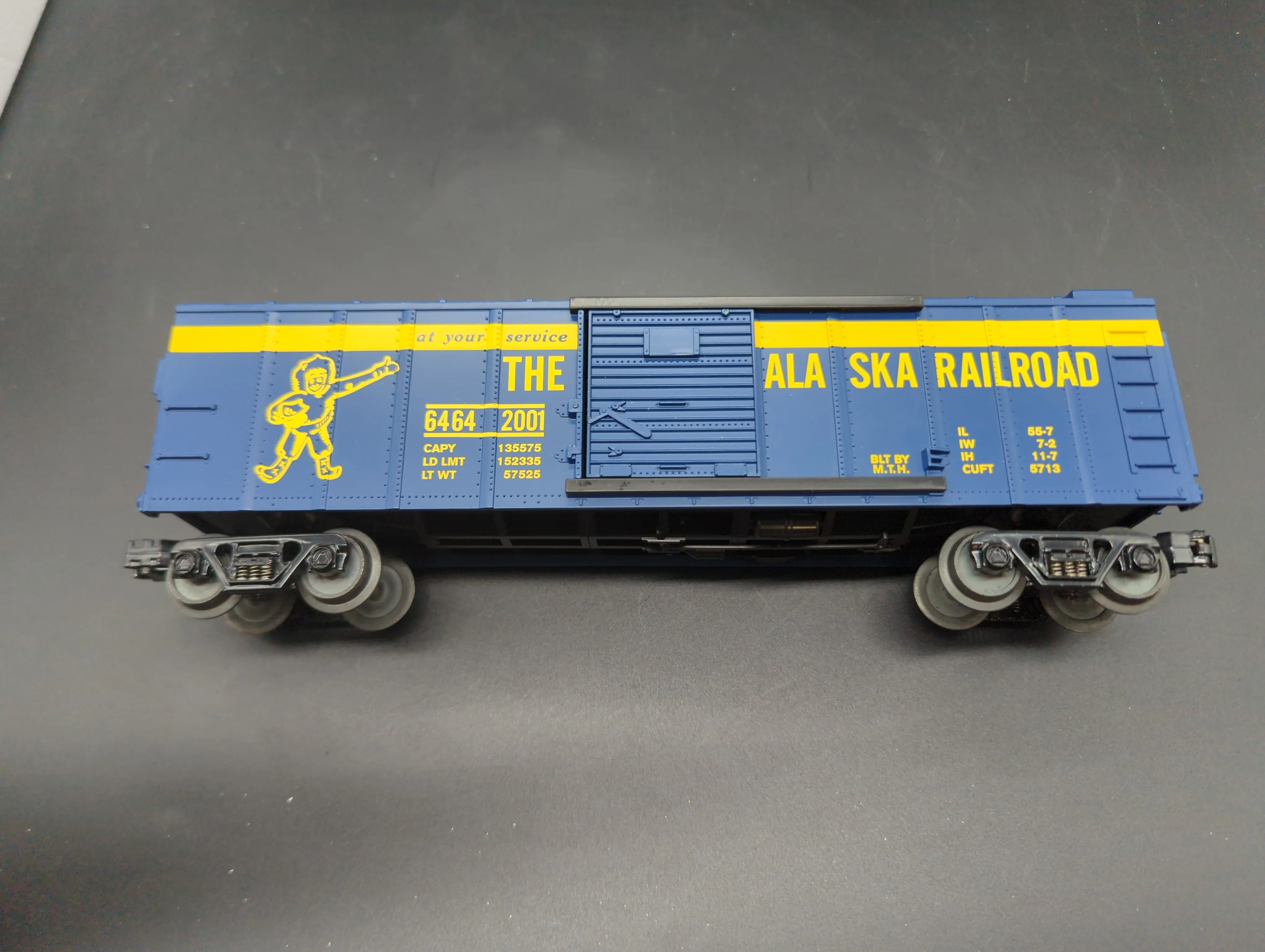 MTH Railking 30-7474 Alaska Box Car - Alaska (6464) No. 6464 2001 O SCALE Like New - Image 3