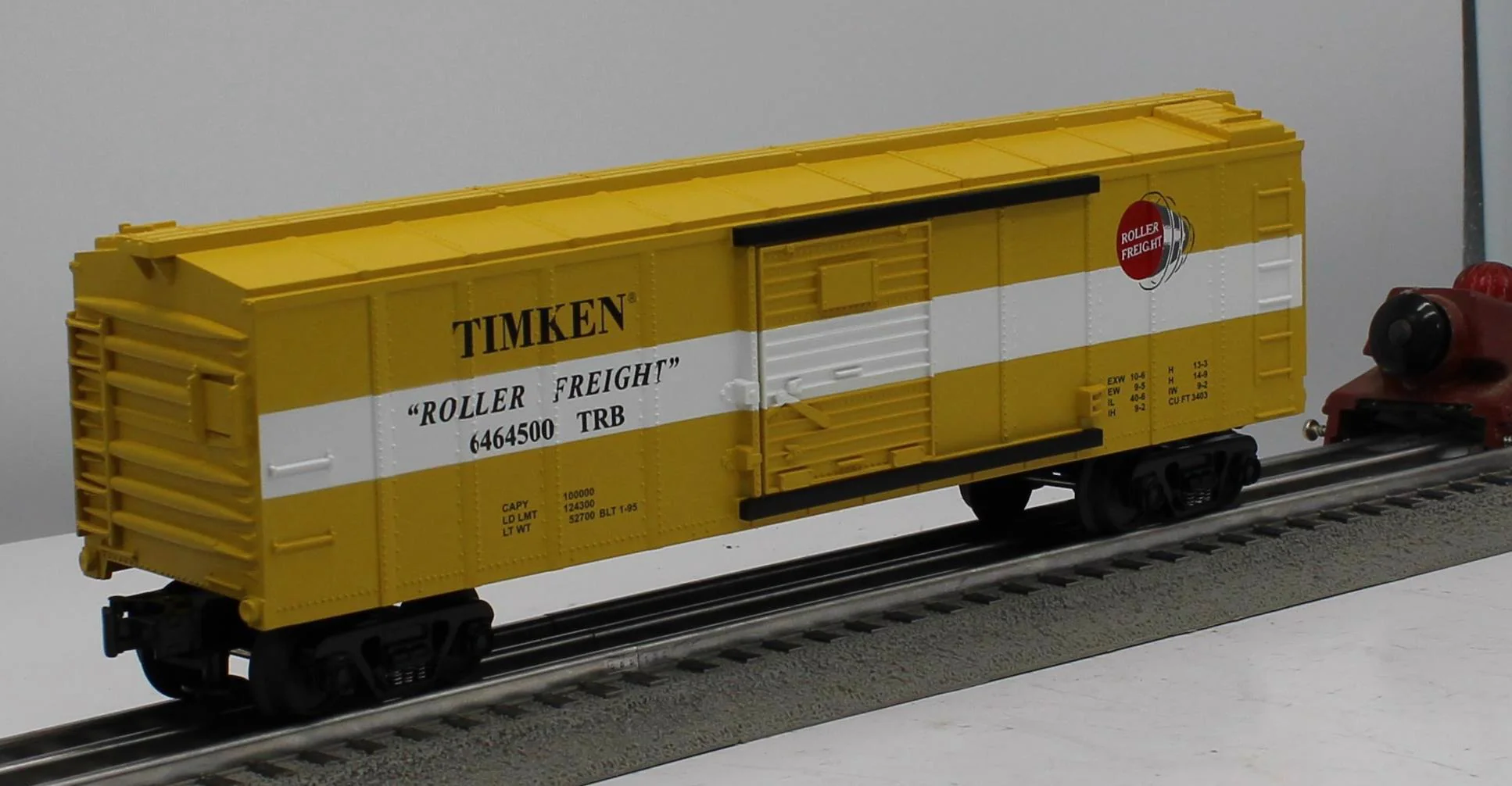MTH Railking 30-7477 Timken RailKing Box Car - Timken No 6464 O SCALE Like New - Image 2