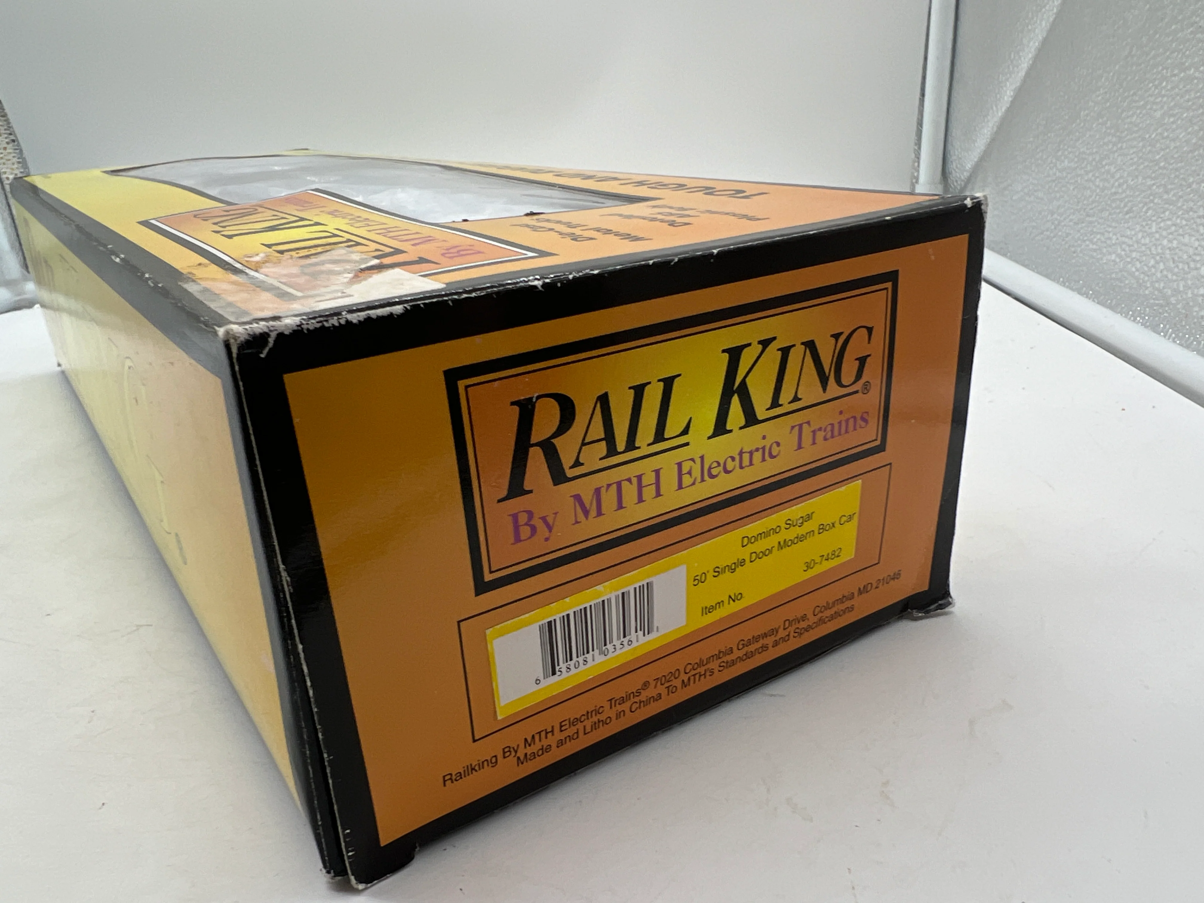 MTH Railking 30-7482 Amstar Domino Sugar 50' Modern Box Car #610. O SCALE NEW - Image 7