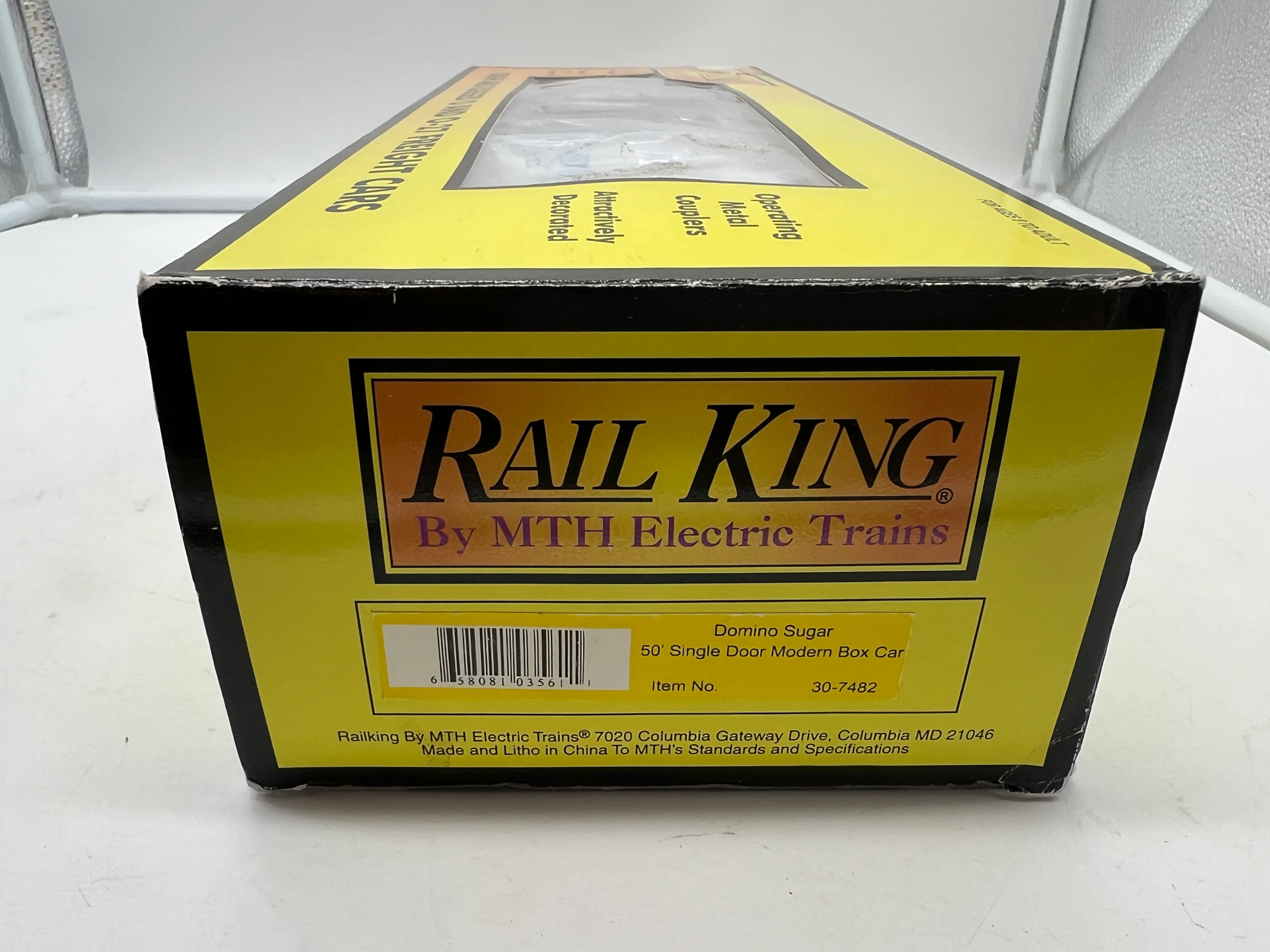 MTH Railking 30-7482 Amstar Domino Sugar 50' Modern Box Car #610. O SCALE NEW - Image 8