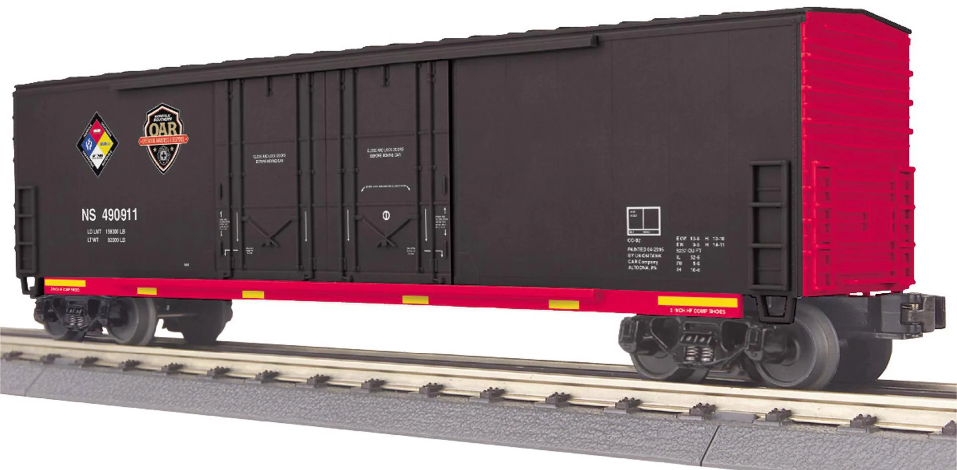 MTH Railking 30-74875 Norfolk Southern NS 50' Double Door Plugged Boxcar O SCALE NEW - Image 2