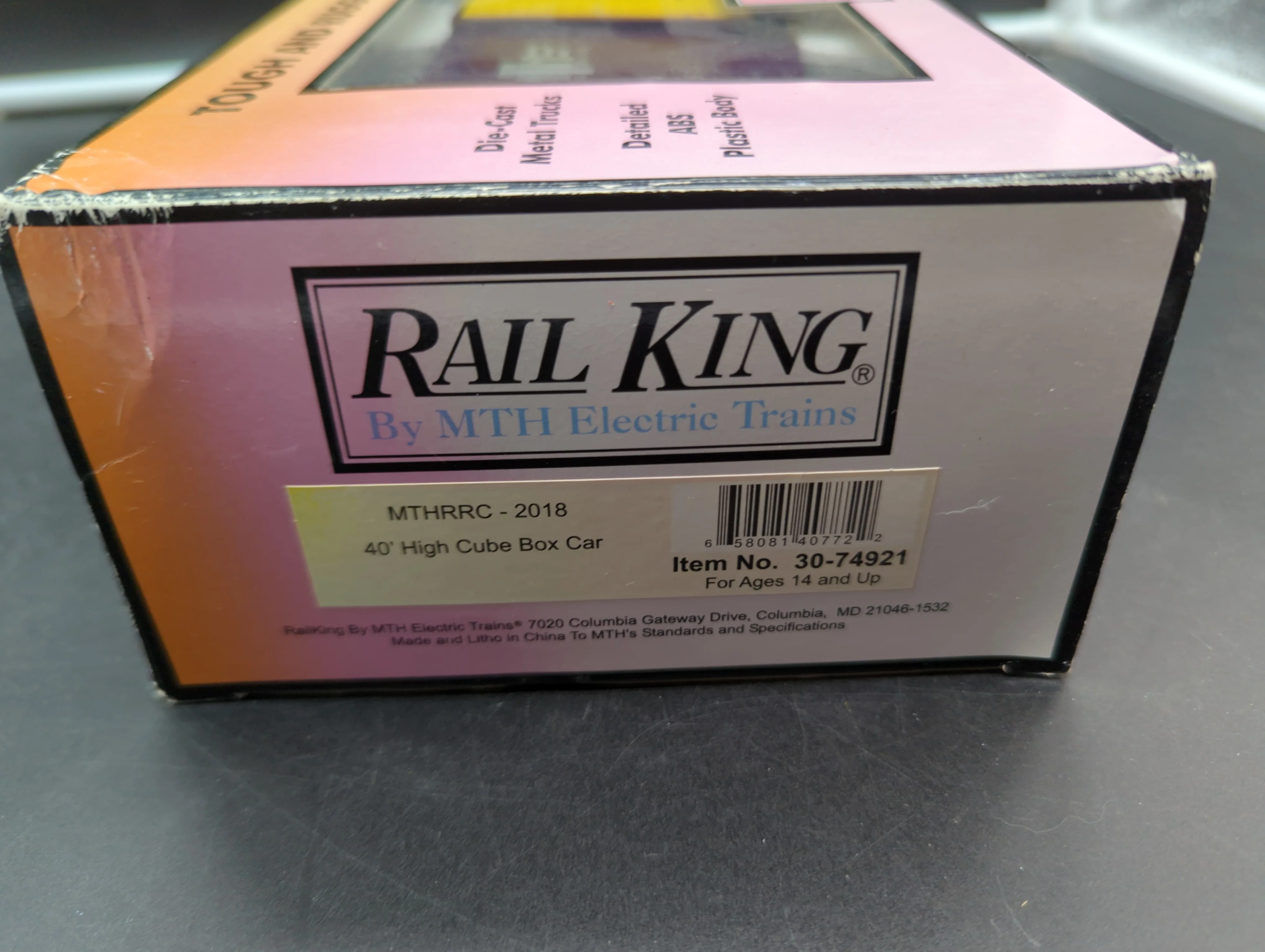 MTH Railking 30-74921 MTHRRC Car No. 2018 O SCALE Like New - Image 5
