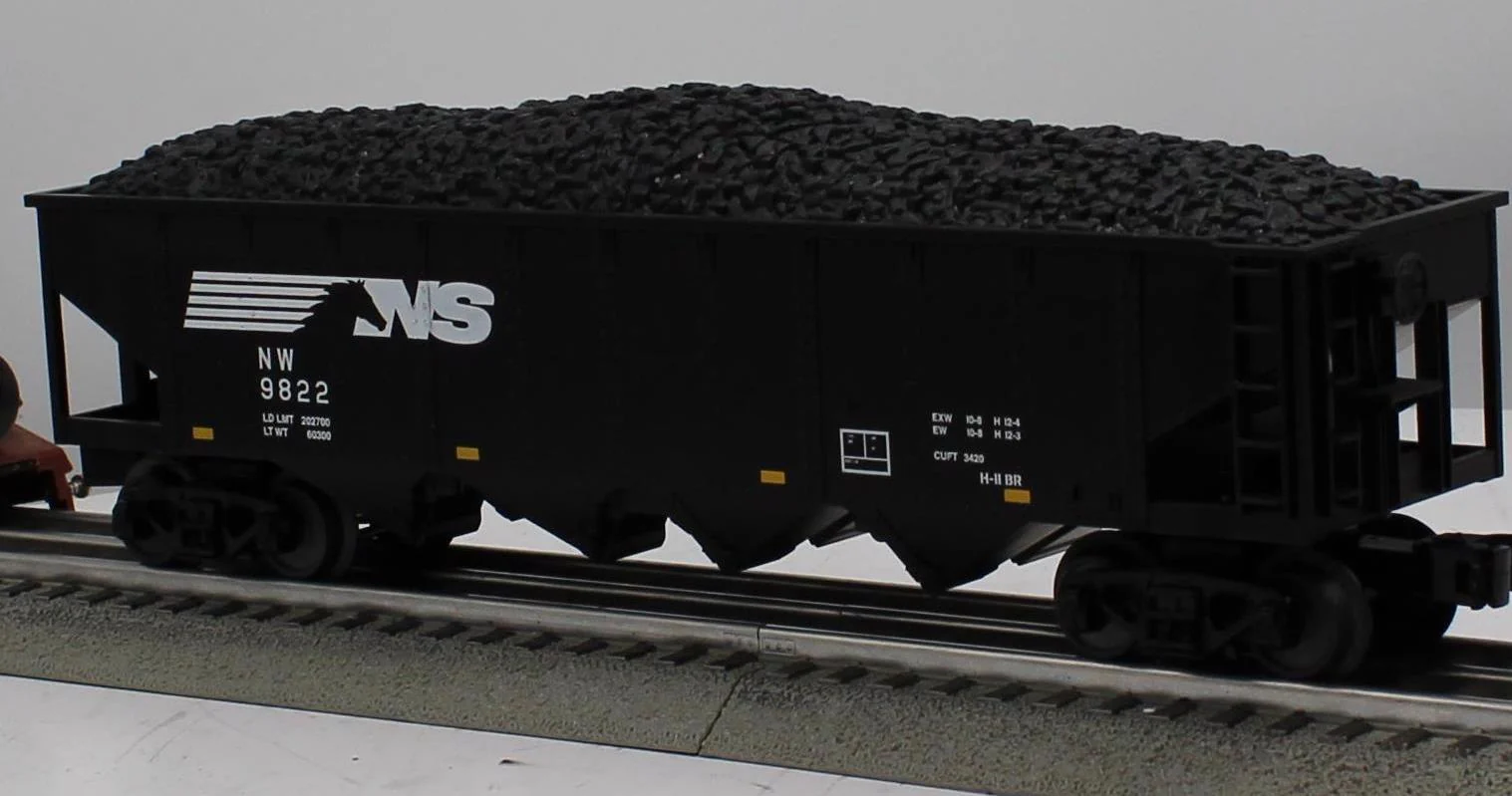 MTH Railking 30-75423 Norfolk Southern 4-Bay Hopper Car O SCALE Like New - Image 2