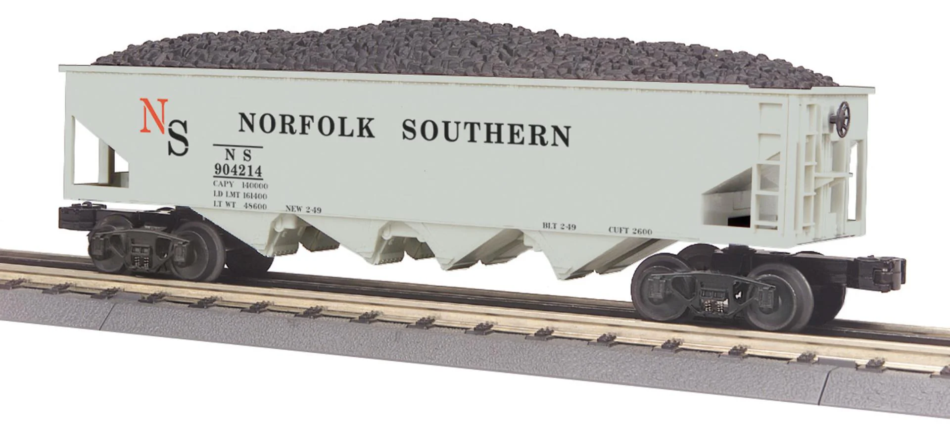 MTH Railking 30-75495 Norfolk Southern 4-Bay Hopper Car O SCALE Used Excellent
