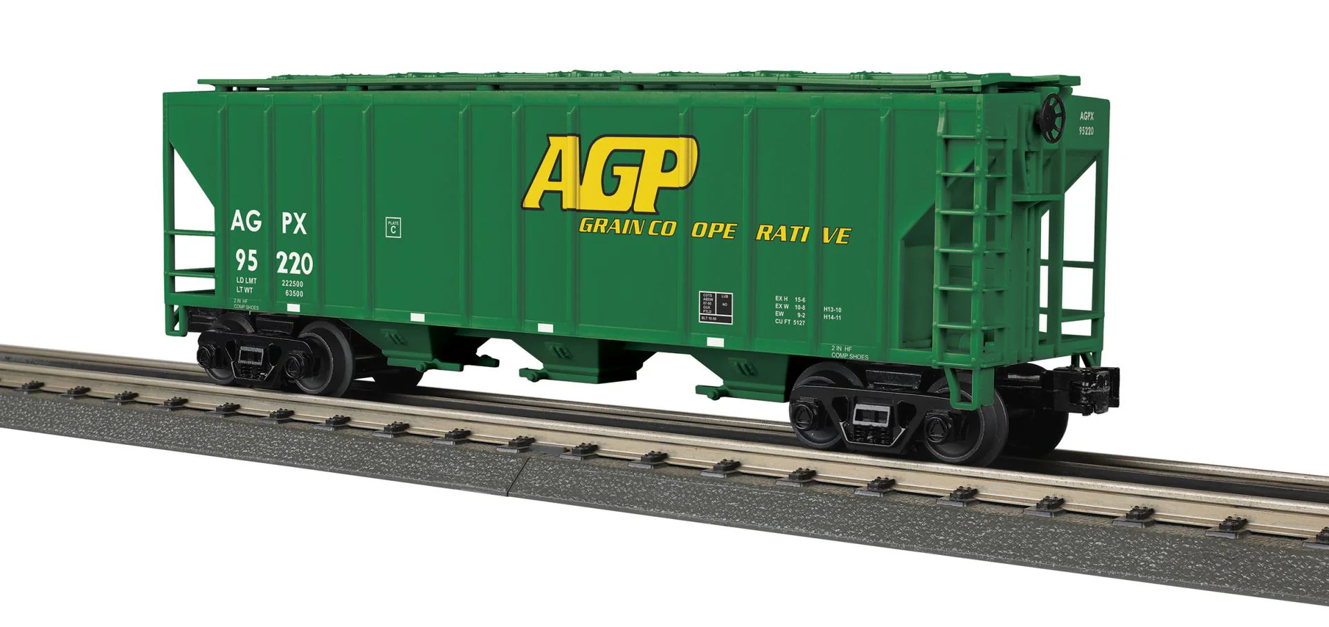 MTH Railking 30-75770 AGP RailKing AGP Ps-2 Discharge Hopper Car Scale O SCALE NEW