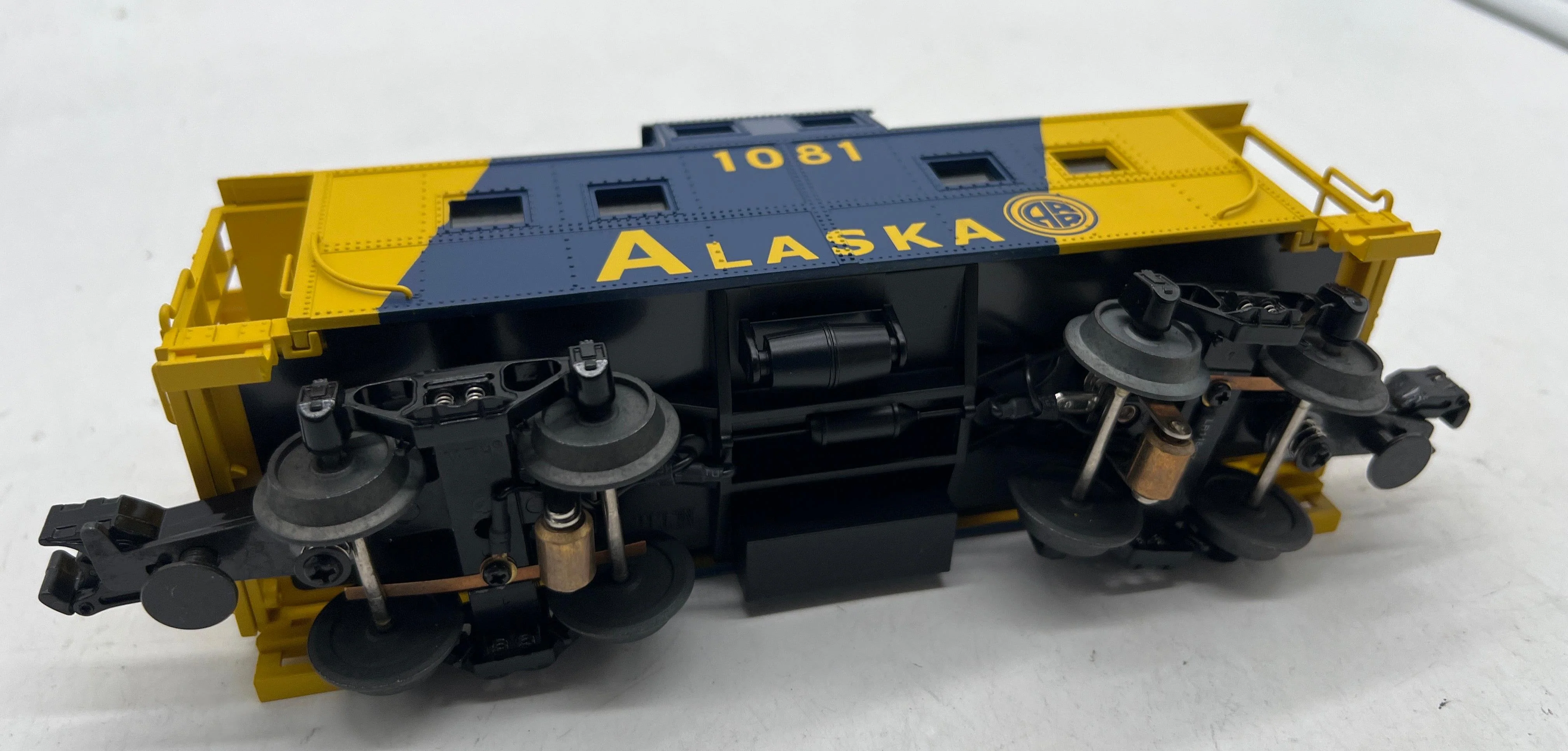 MTH Railking 30-7752 Alaska Steel Caboose - Alaska O SCALE Like New - Image 2