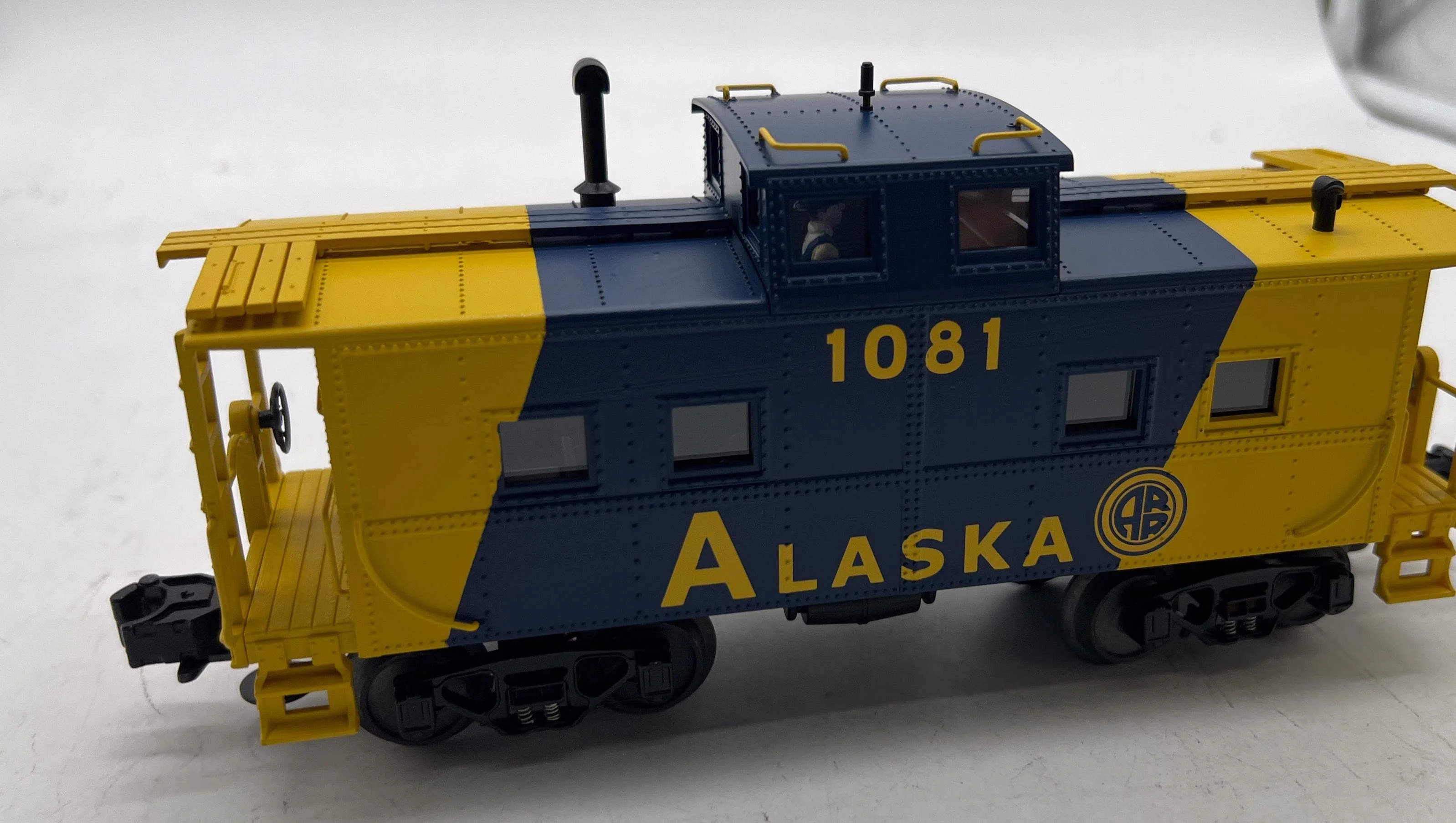 MTH Railking 30-7752 Alaska Steel Caboose - Alaska O SCALE Like New - Image 4