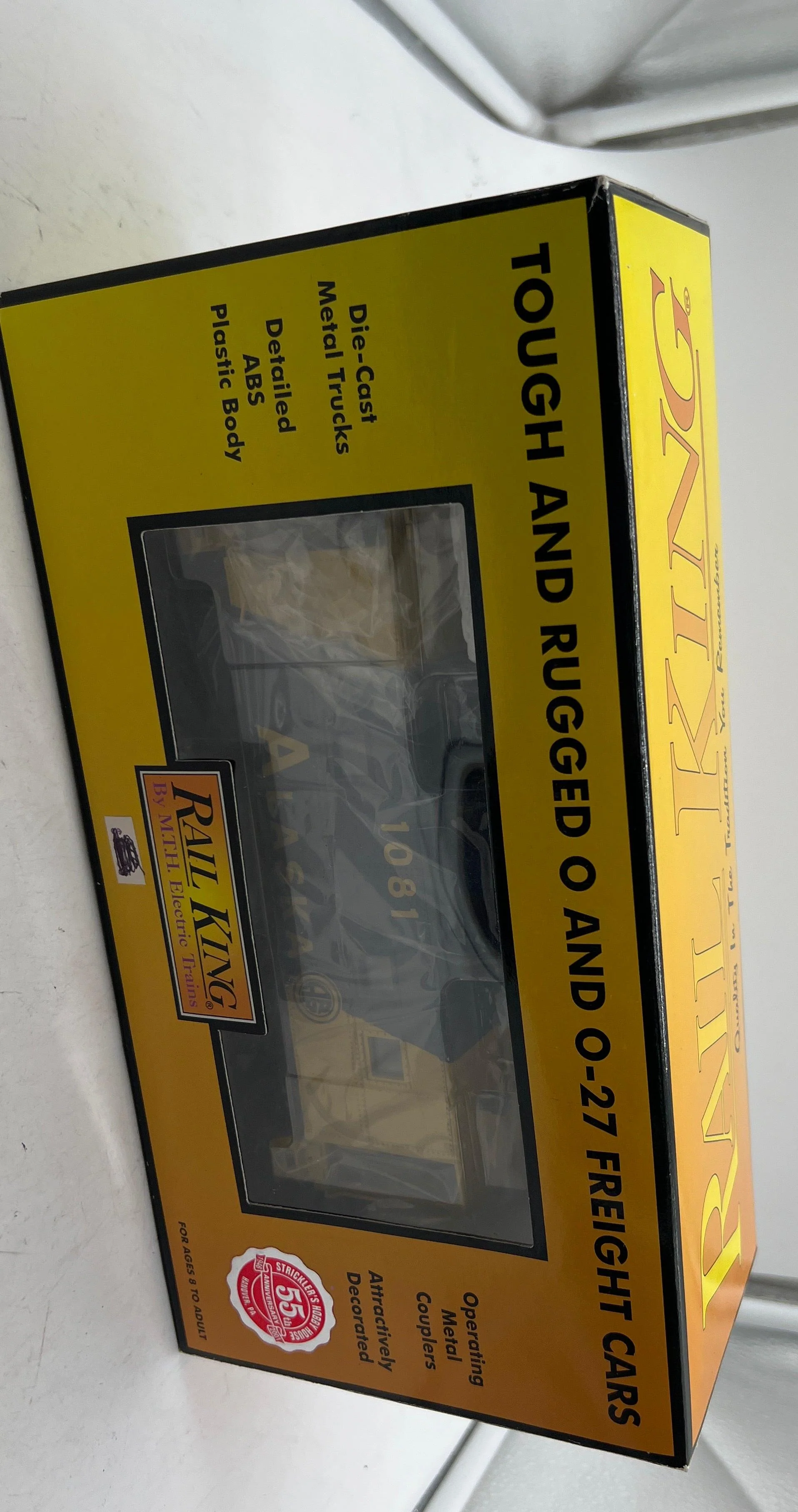 MTH Railking 30-7752 Alaska Steel Caboose - Alaska O SCALE Like New - Image 5