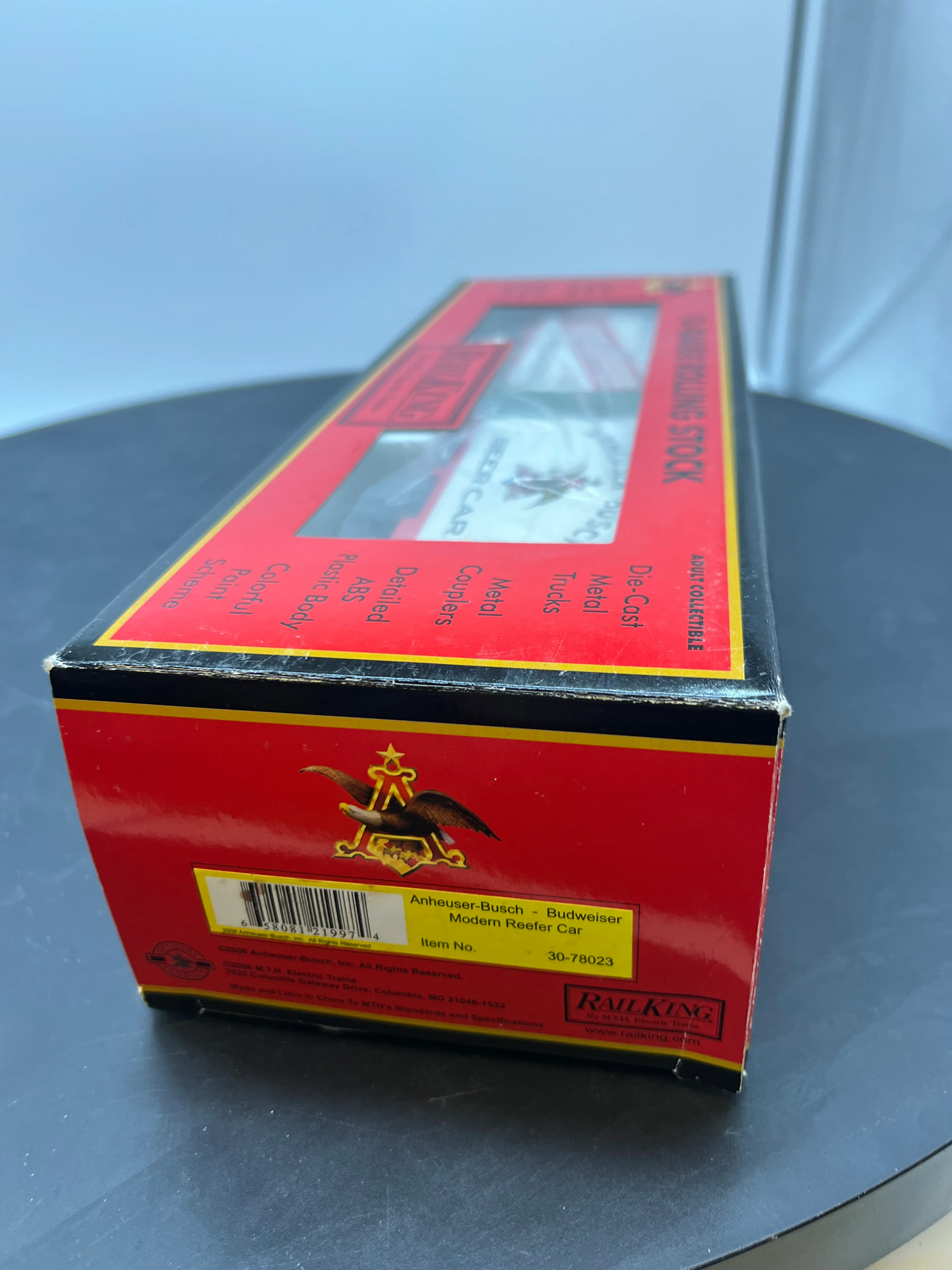 MTH Railking 30-78023 Budweiser Modern Reefer Car O SCALE . NEW - Image 3