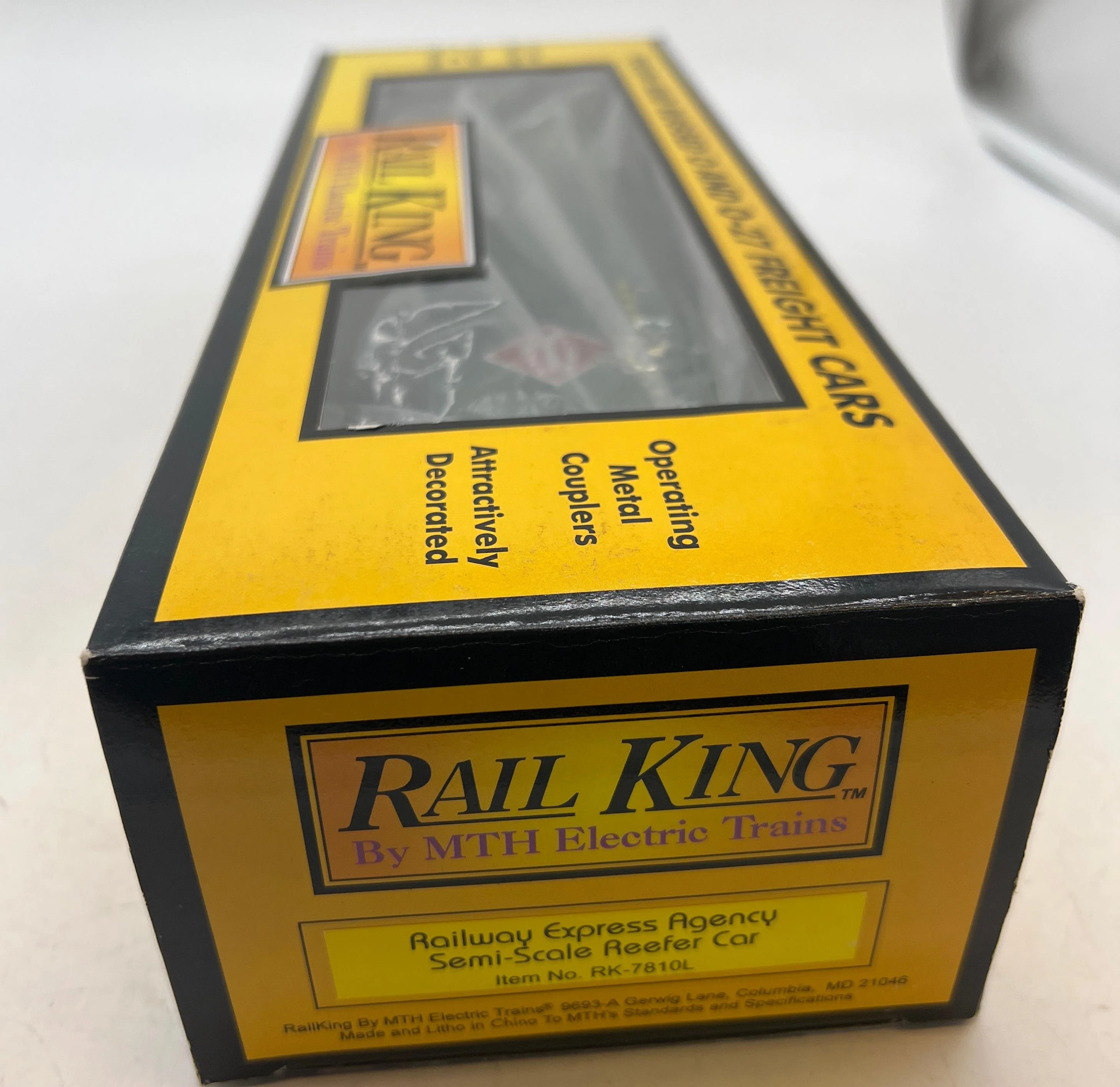 MTH Railking 30-7810 Railway Express Agency Reefer Car O SCALE Used Excellent - Image 3